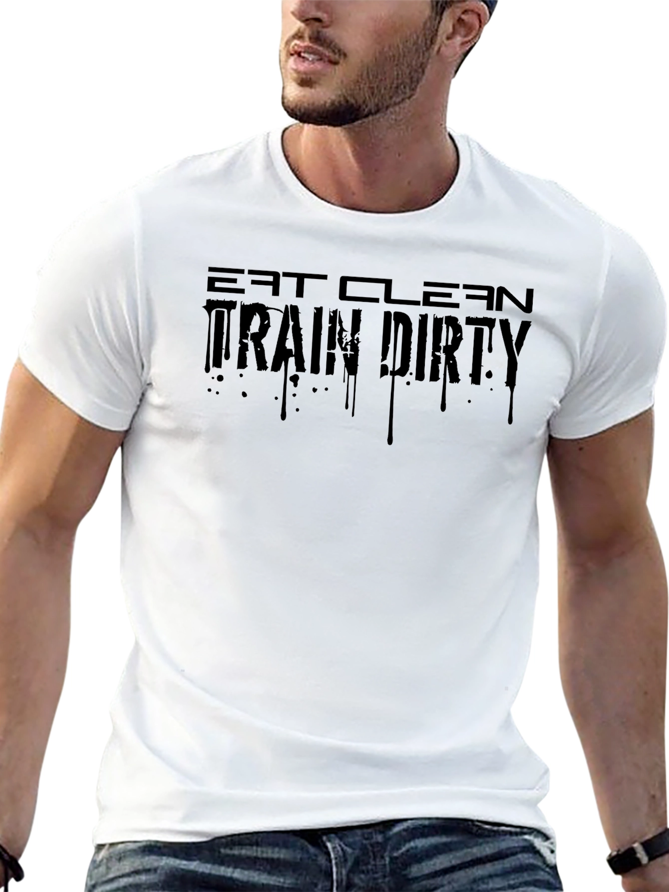 Eat Clean Train Dirty Graphic Tee