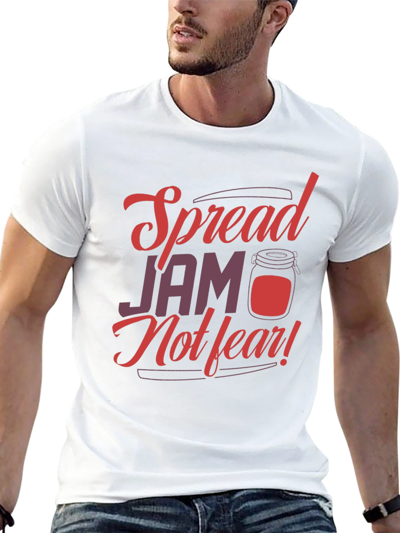 Spread Jam Not Fear Graphic Tee