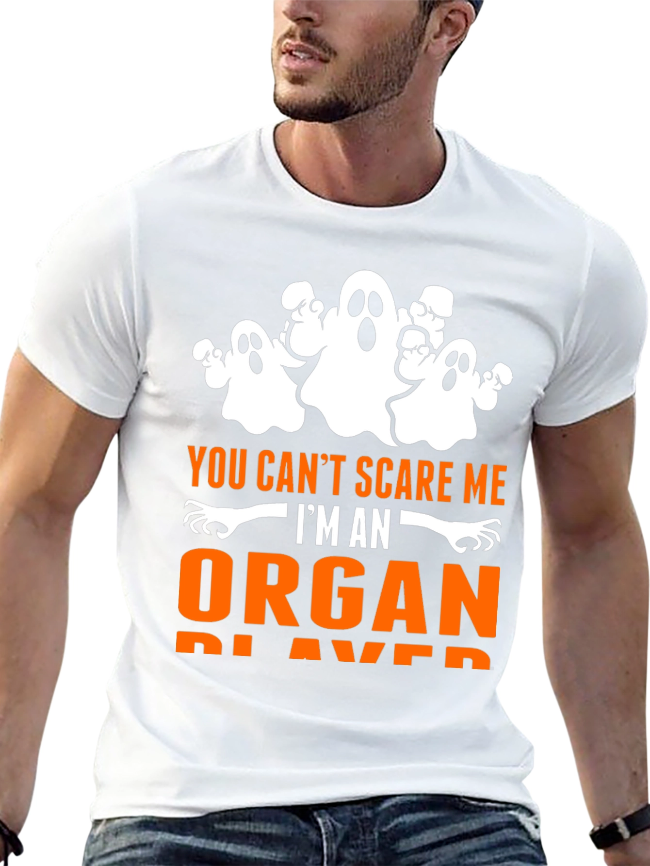 Funny Organ Player Halloween T-Shirt