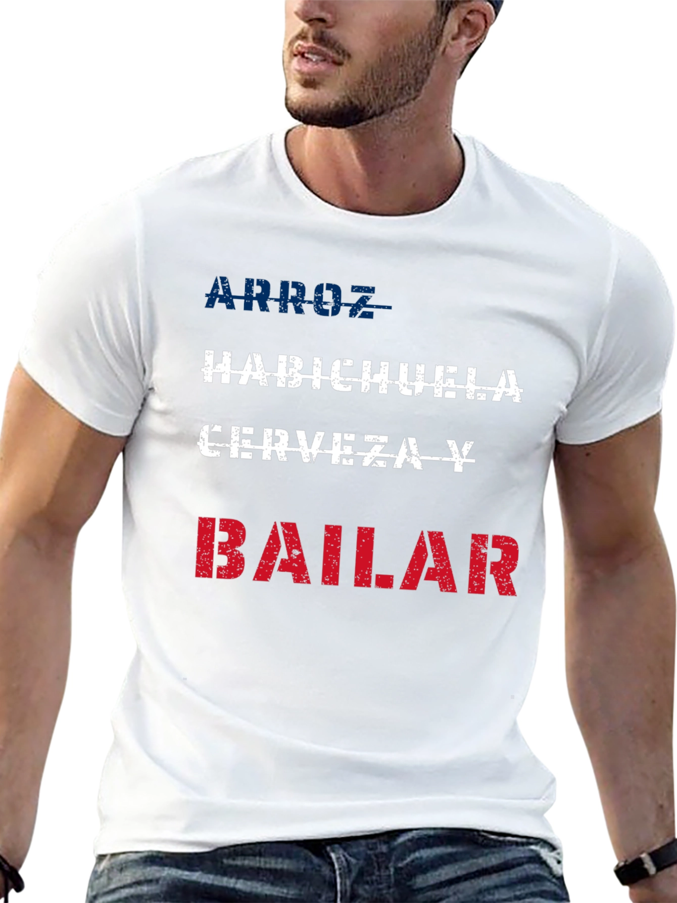 Arroz Habichuela Cerveza Y Bailar Graphic Tee