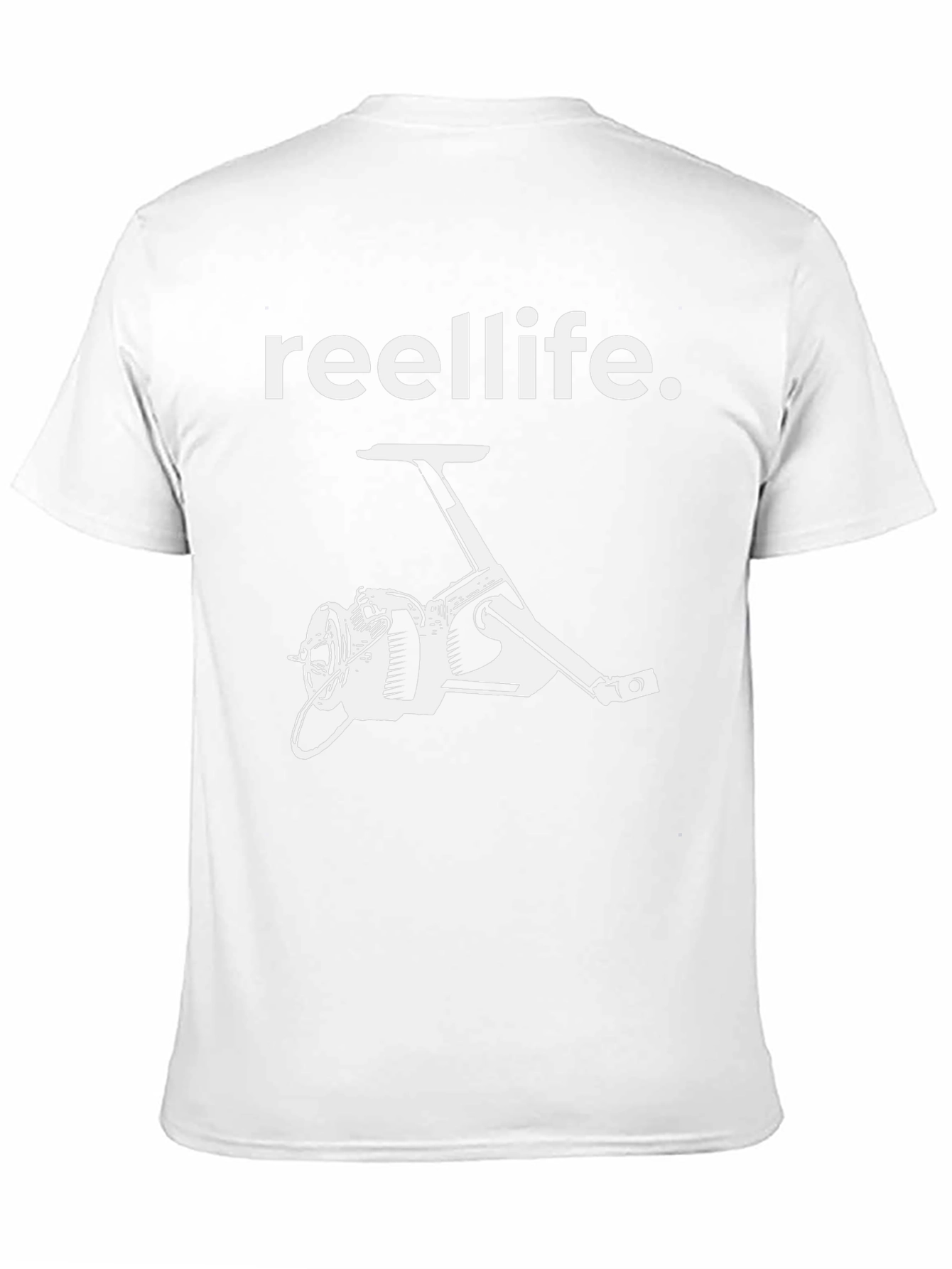 Reellife Fishing T-Shirt - Black Graphic Tee