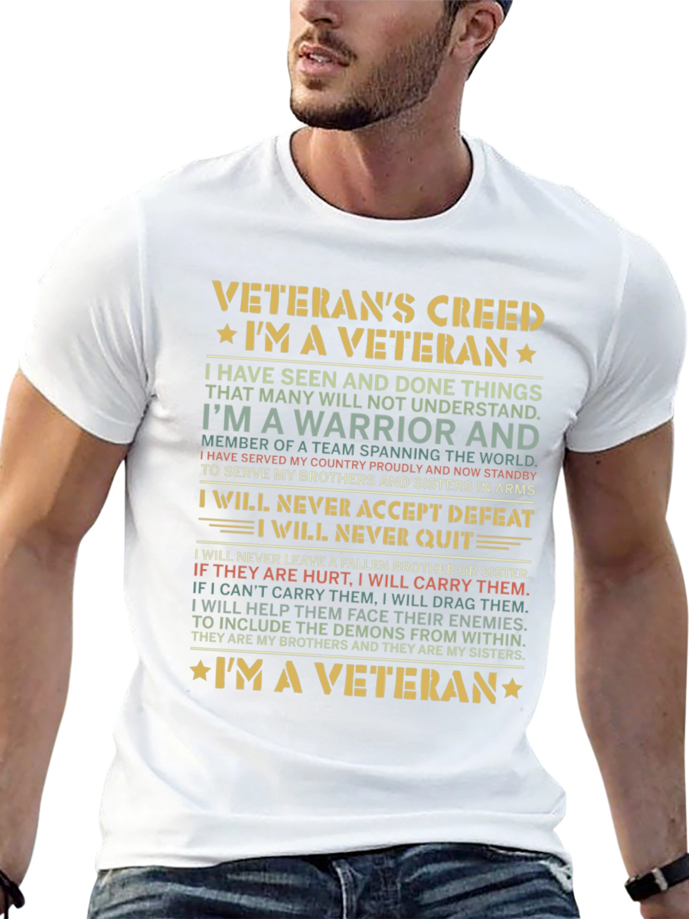 Veterans Creed Graphic T-Shirt