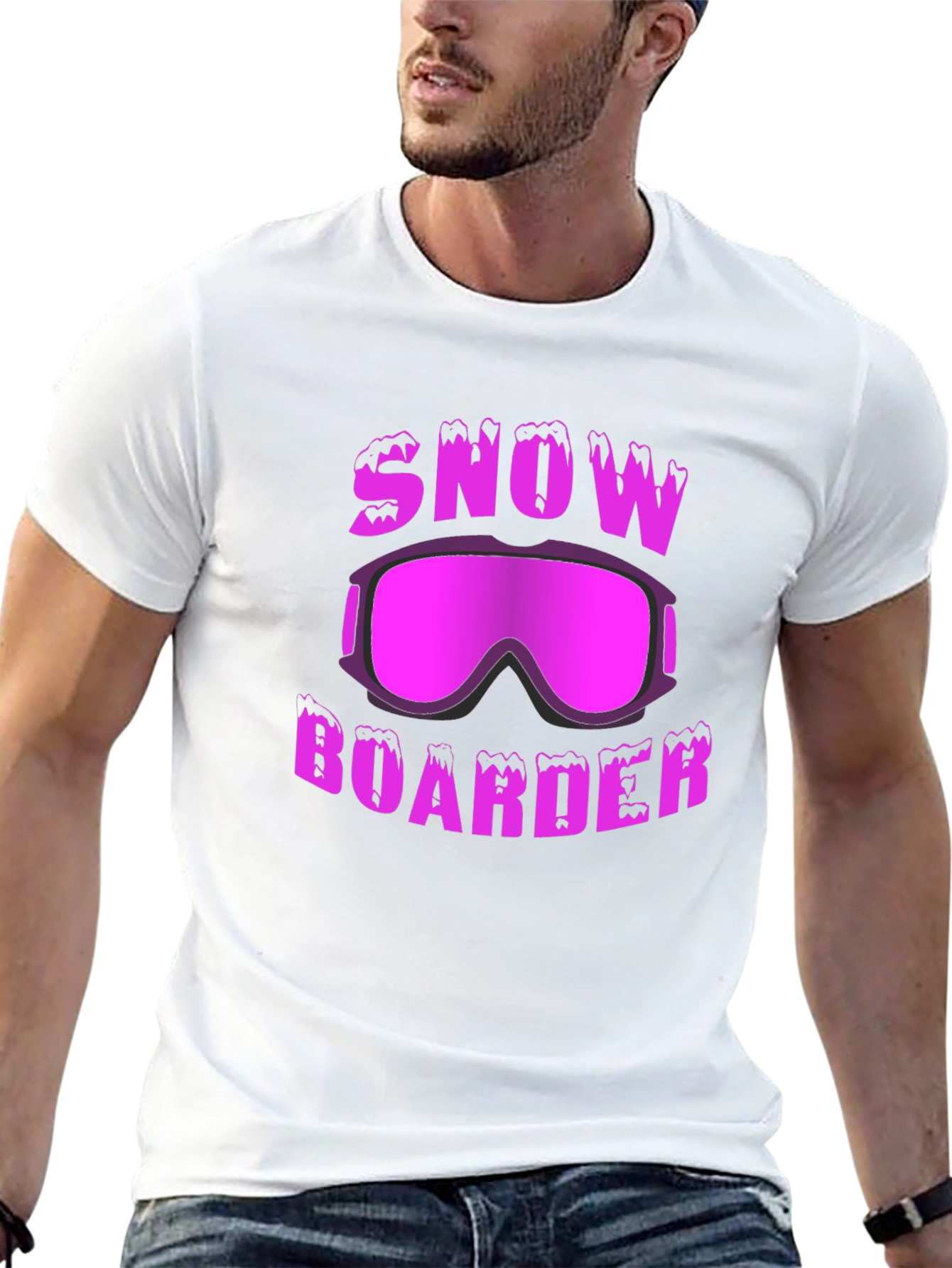 Snowboarder Goggles Graphic Tee