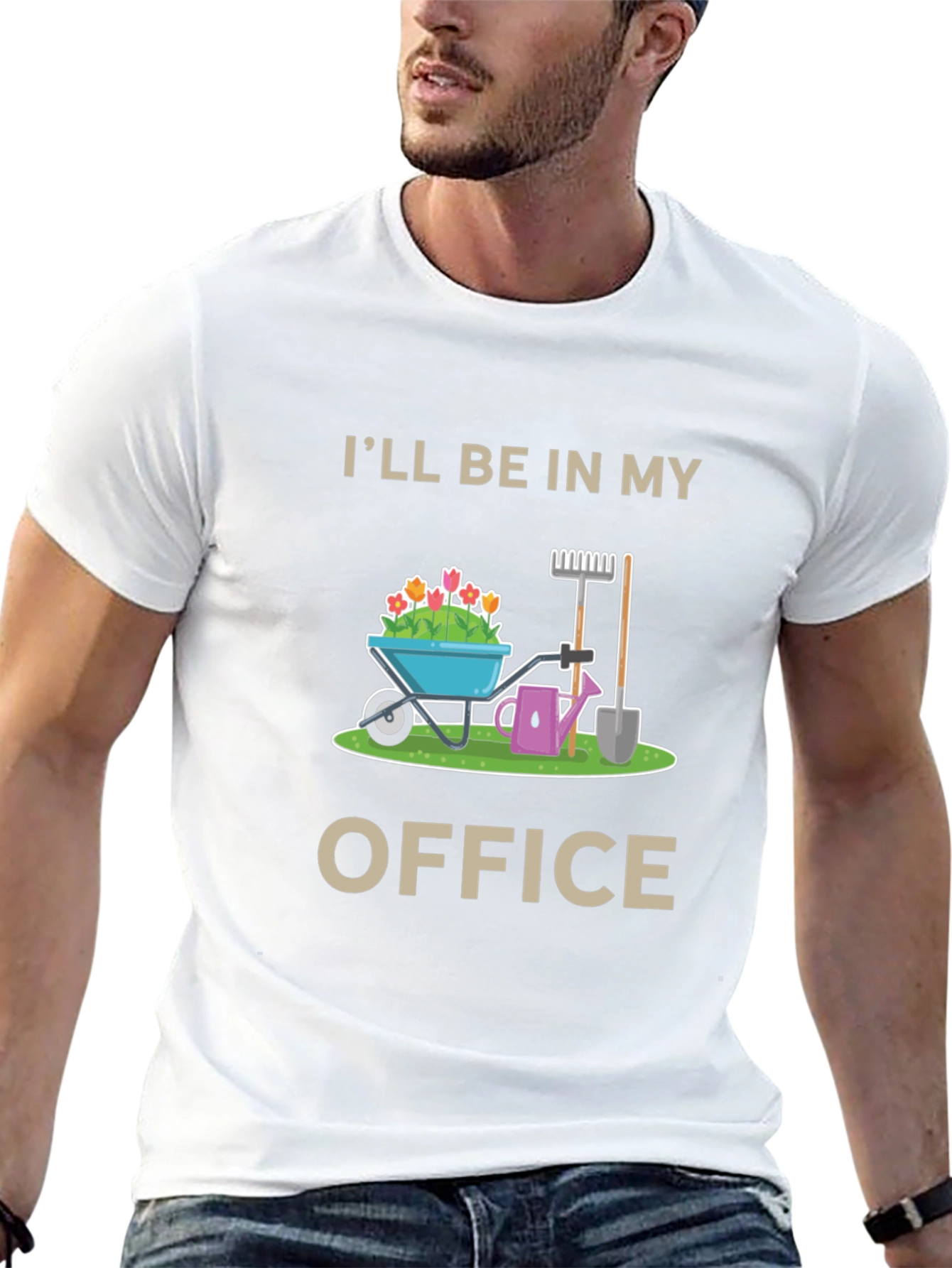 Gardening Office Graphic T-Shirt