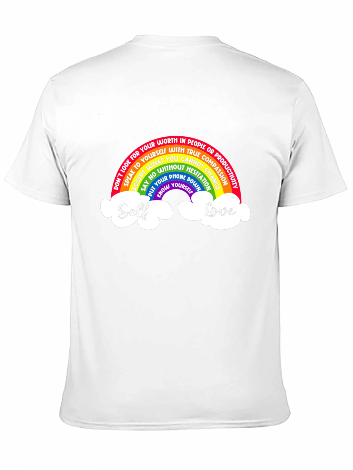 Self Love Rainbow Graphic T-Shirt
