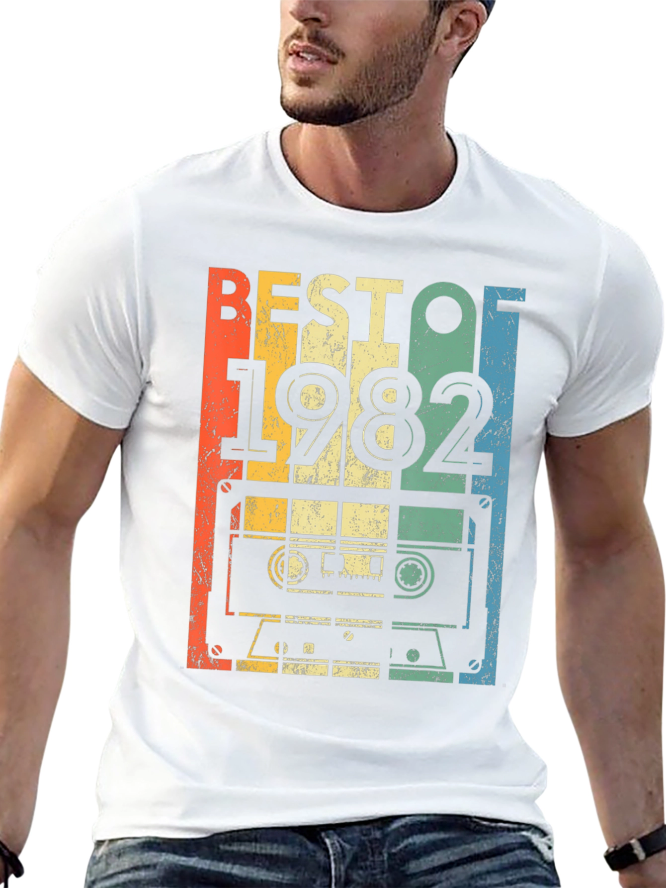 Best of 1982 Cassette Tape Graphic T-Shirt