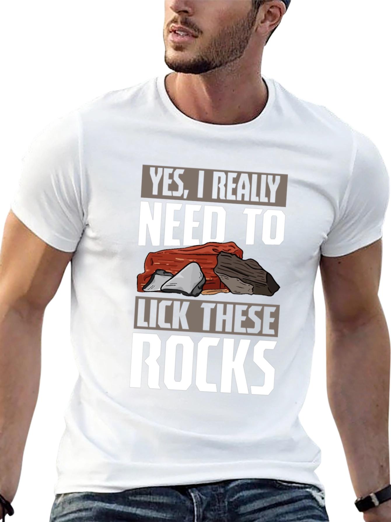 Funny Rock Licking T-Shirt - Geologist Humor