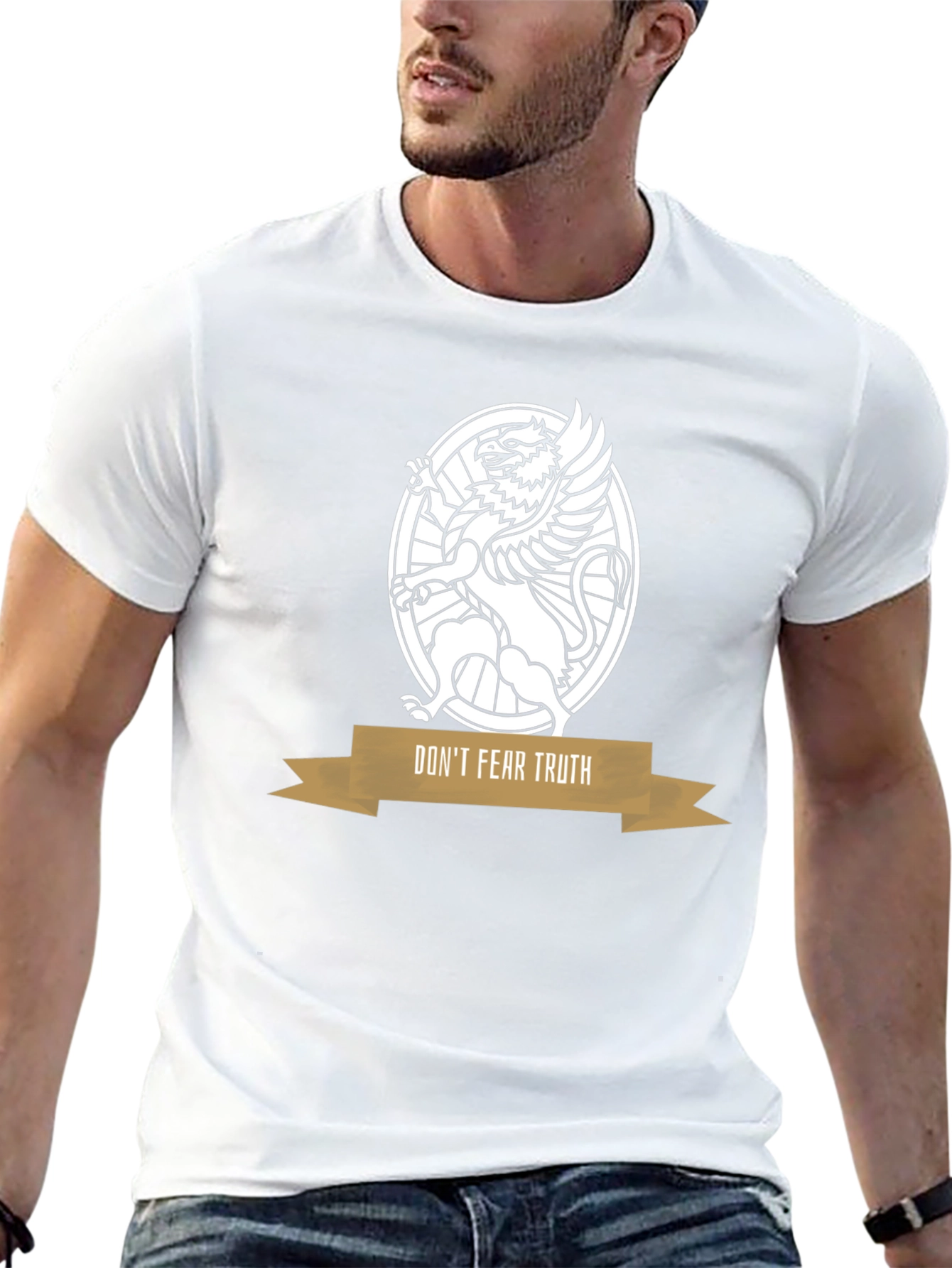 Dont Fear Truth Griffin Emblem Tee