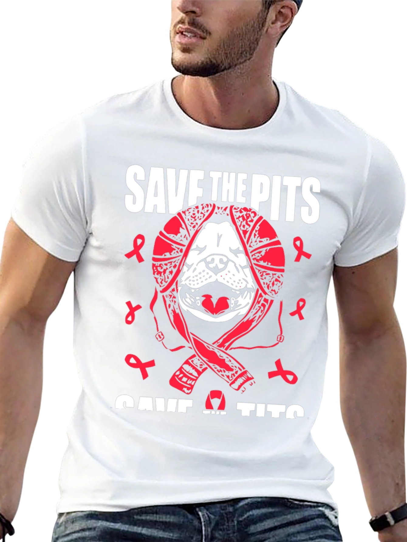 Save the Pits T-Shirt Dog Lover Tee