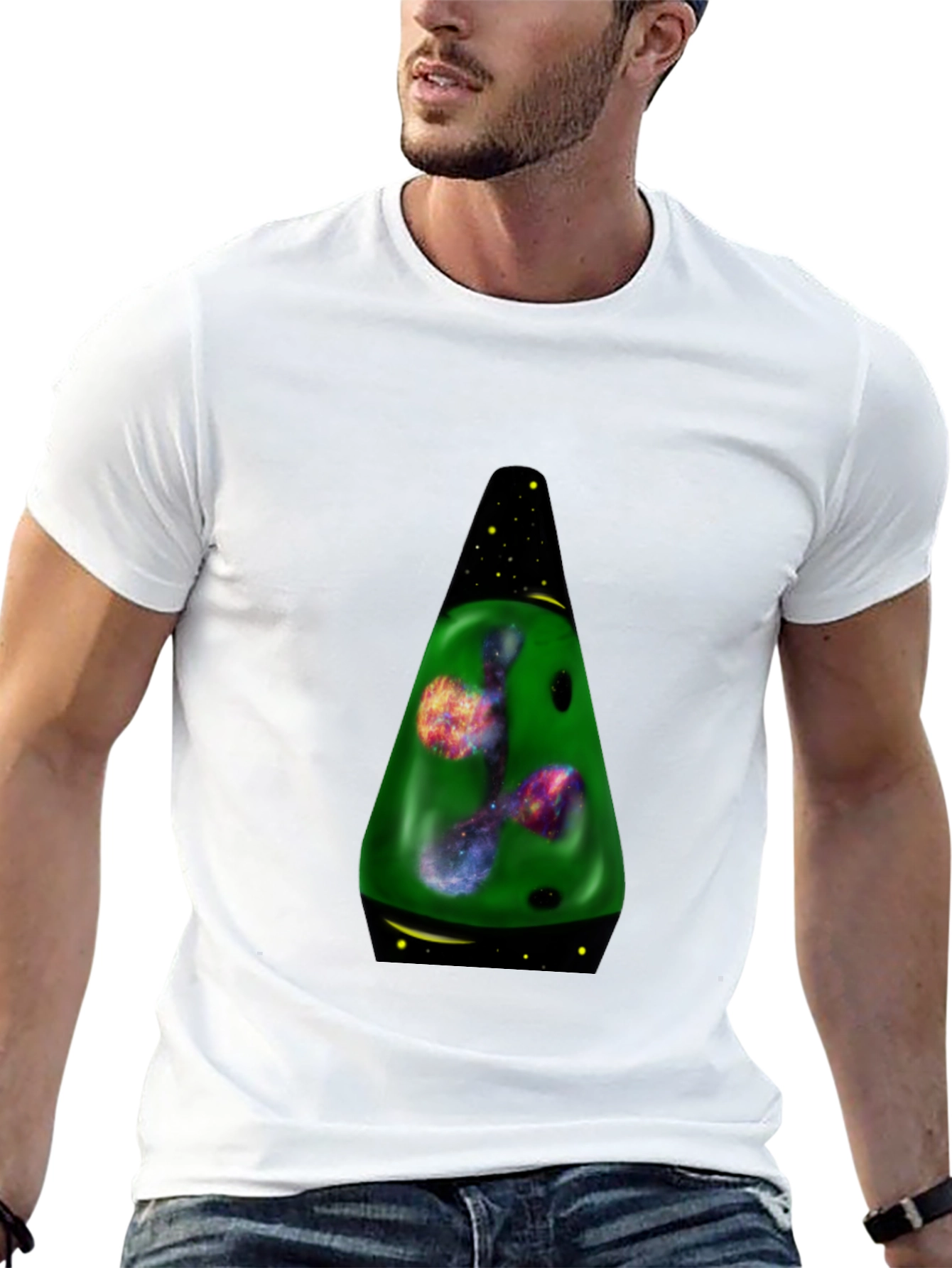 Galaxy Lava Lamp Graphic T-Shirt