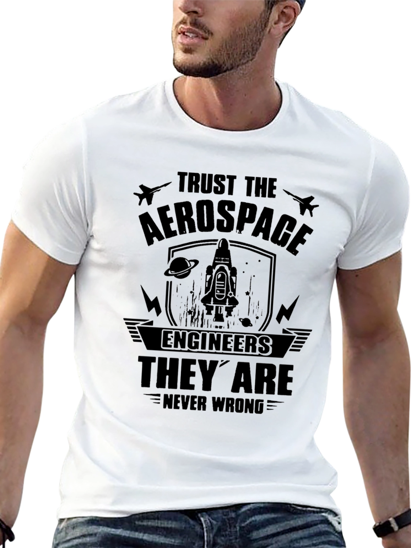 Trust Aerospace Engineers Black T-Shirt