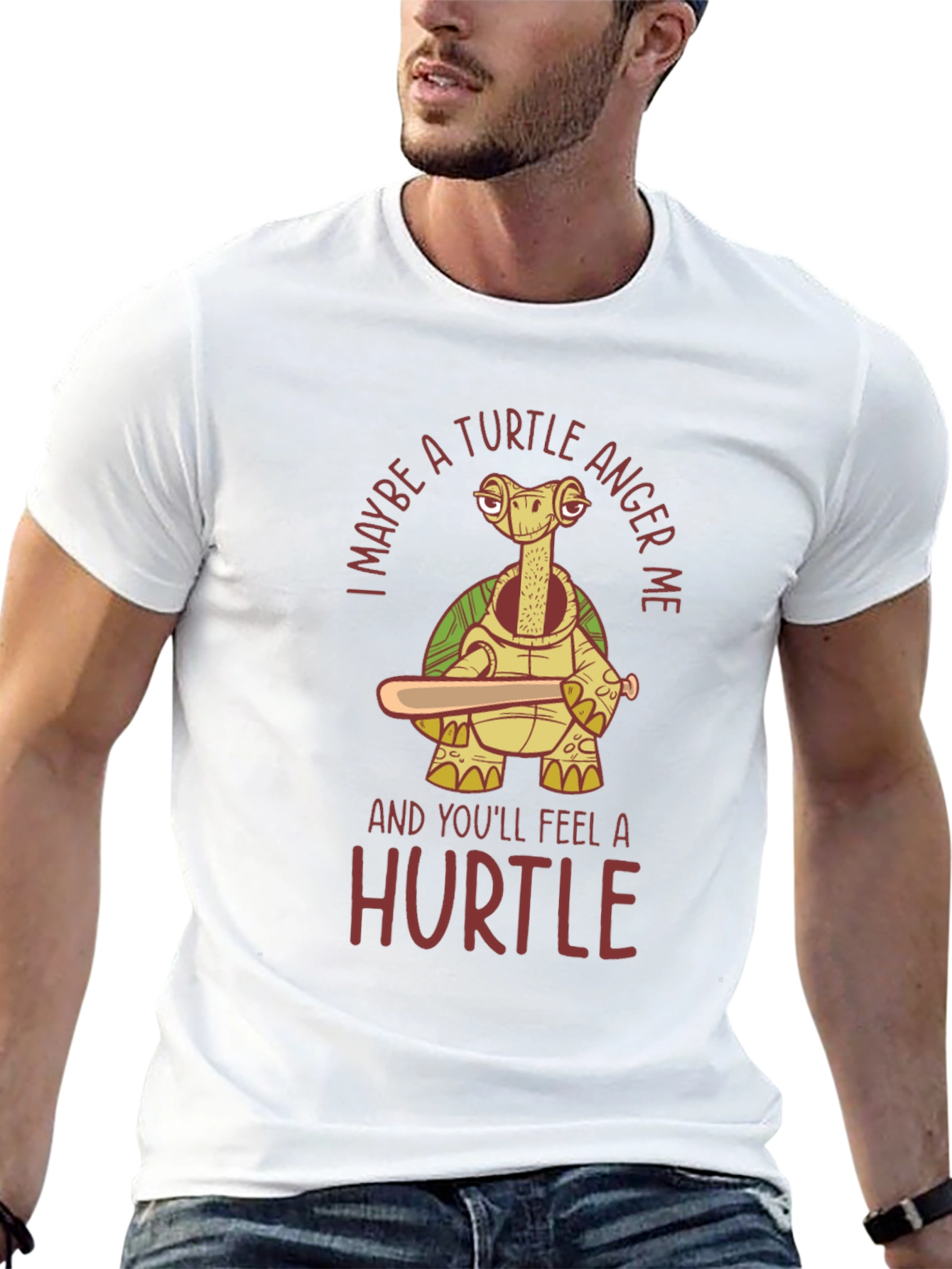 Turtle Anger Funny Graphic T-Shirt