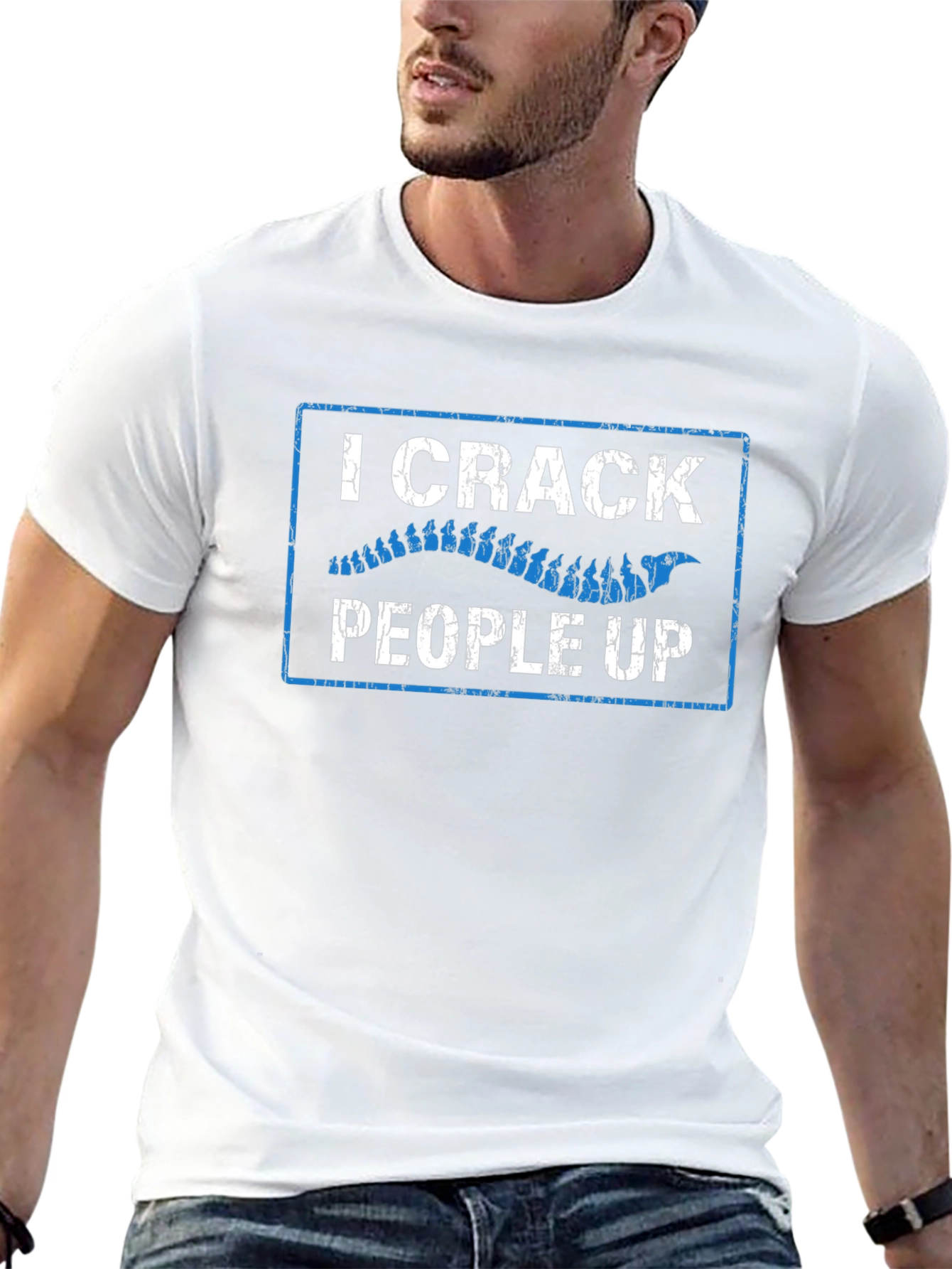 I Crack People Up Chiropractic T-Shirt