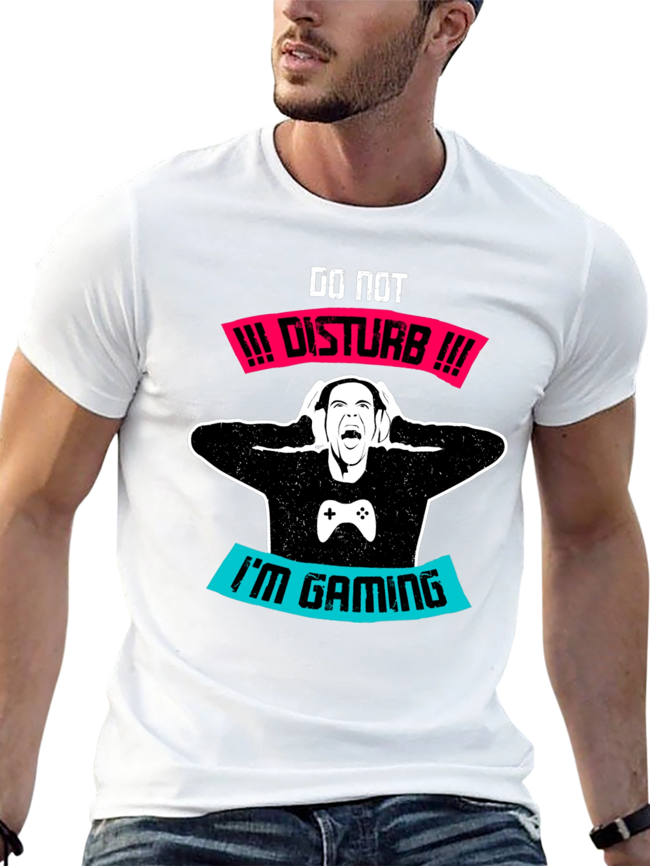 Gamer T-Shirt - Do Not Disturb Im Gaming!
