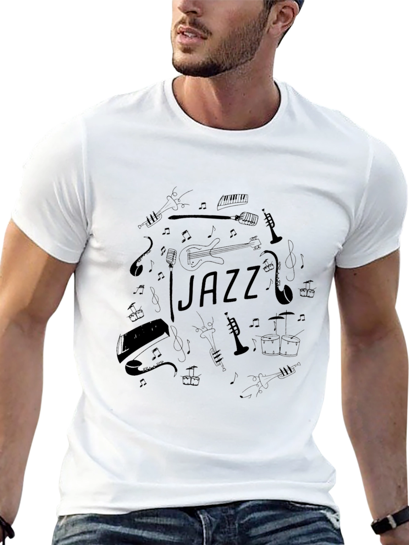 Jazz Music T-Shirt - Cool Musician Tee
