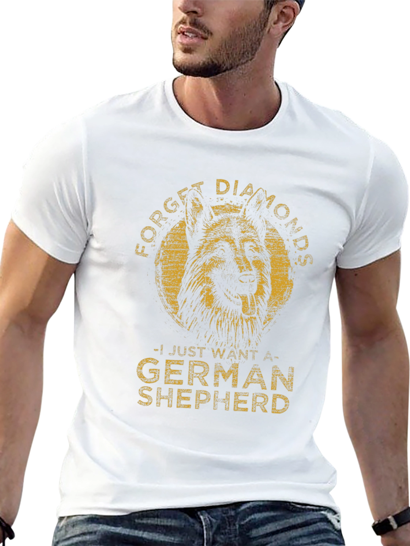 Forget Diamonds German Shepherd T-Shirt