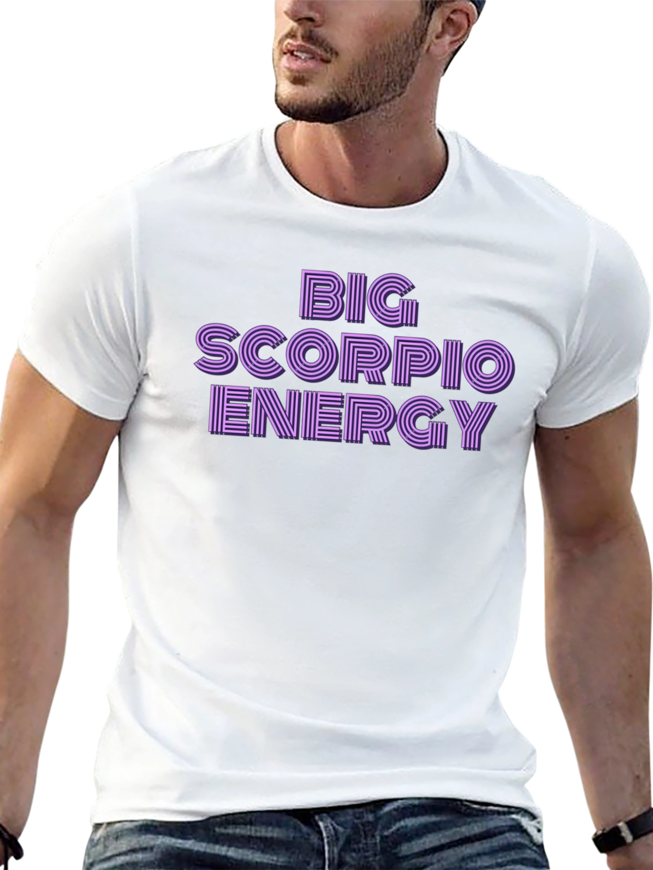 Big Scorpio Energy Black T-Shirt