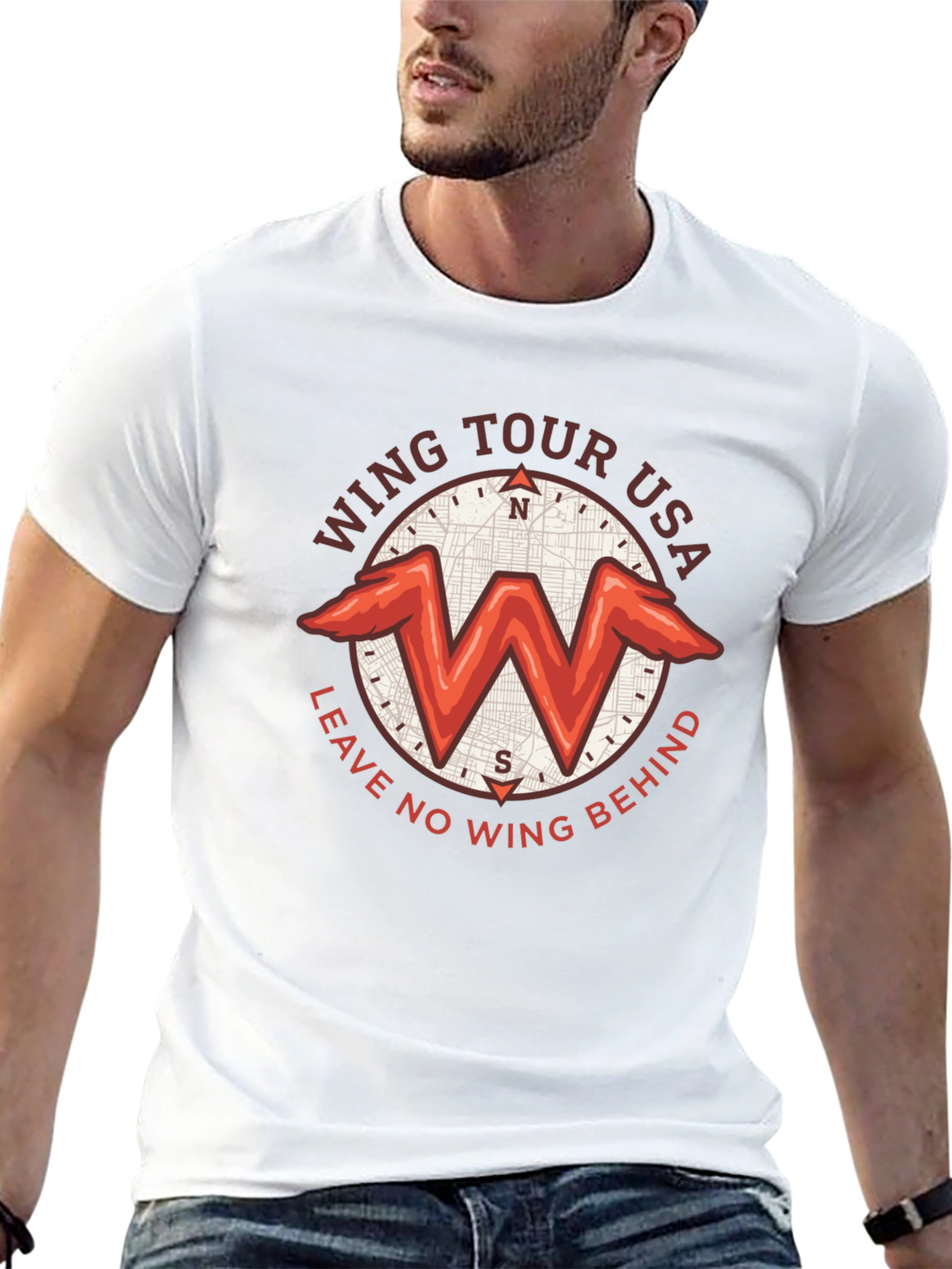 Wing Tour USA T-Shirt - Leave No Wing Behind