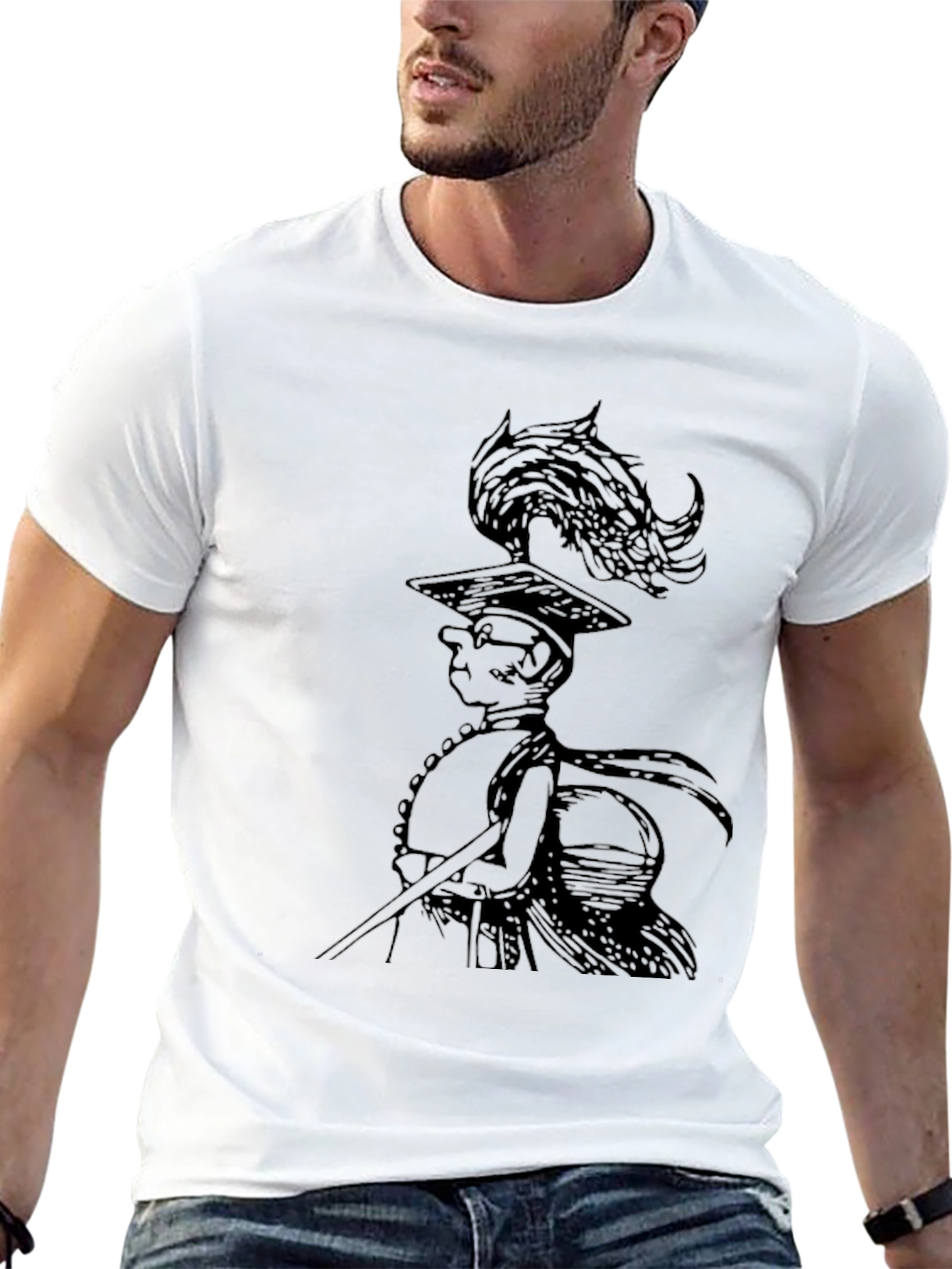 Whimsical Cartoon Figure Graphic T-Shirt