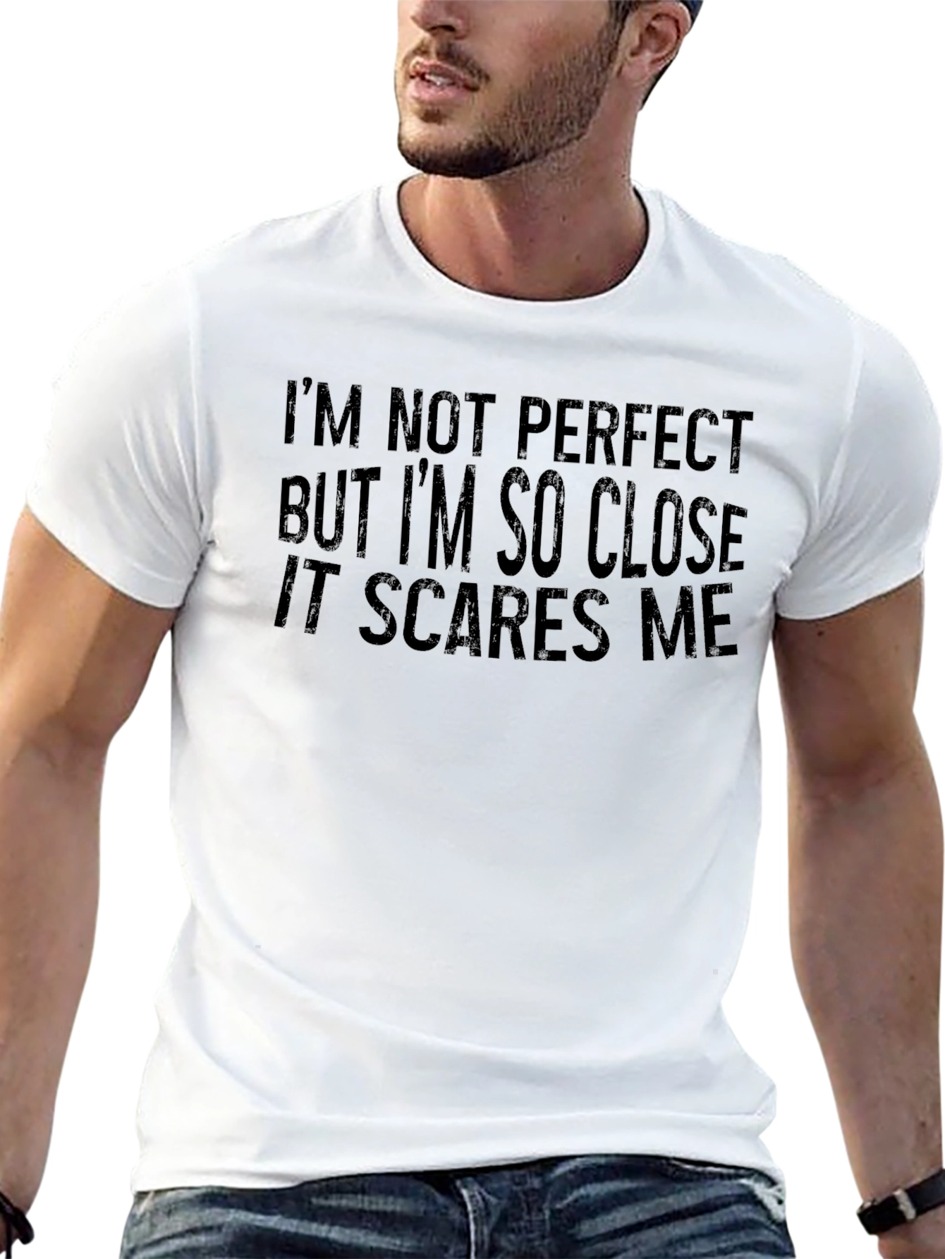 Funny Graphic Tee: Im Not Perfect T-Shirt