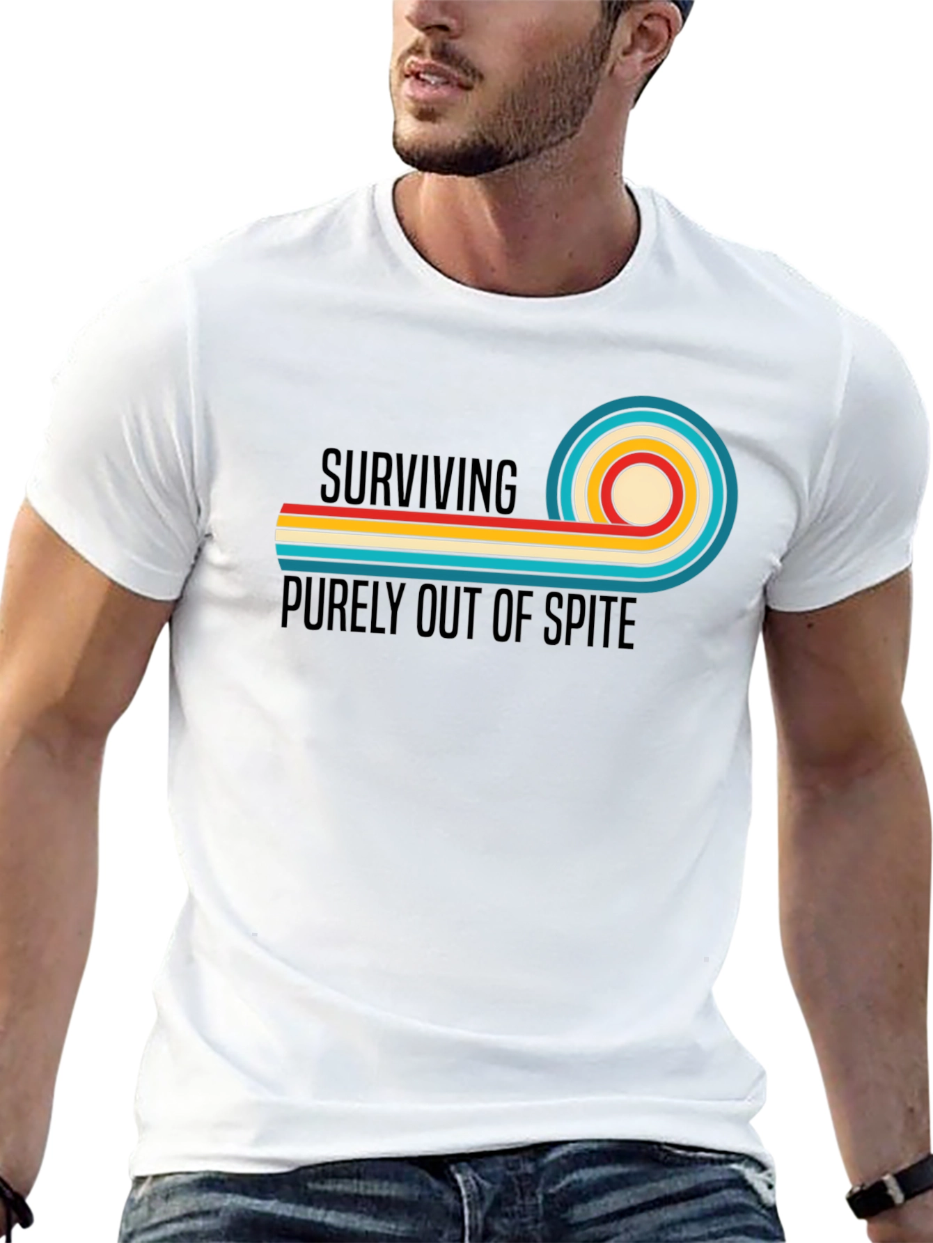 Retro Spite T-Shirt - Surviving Graphic Tee
