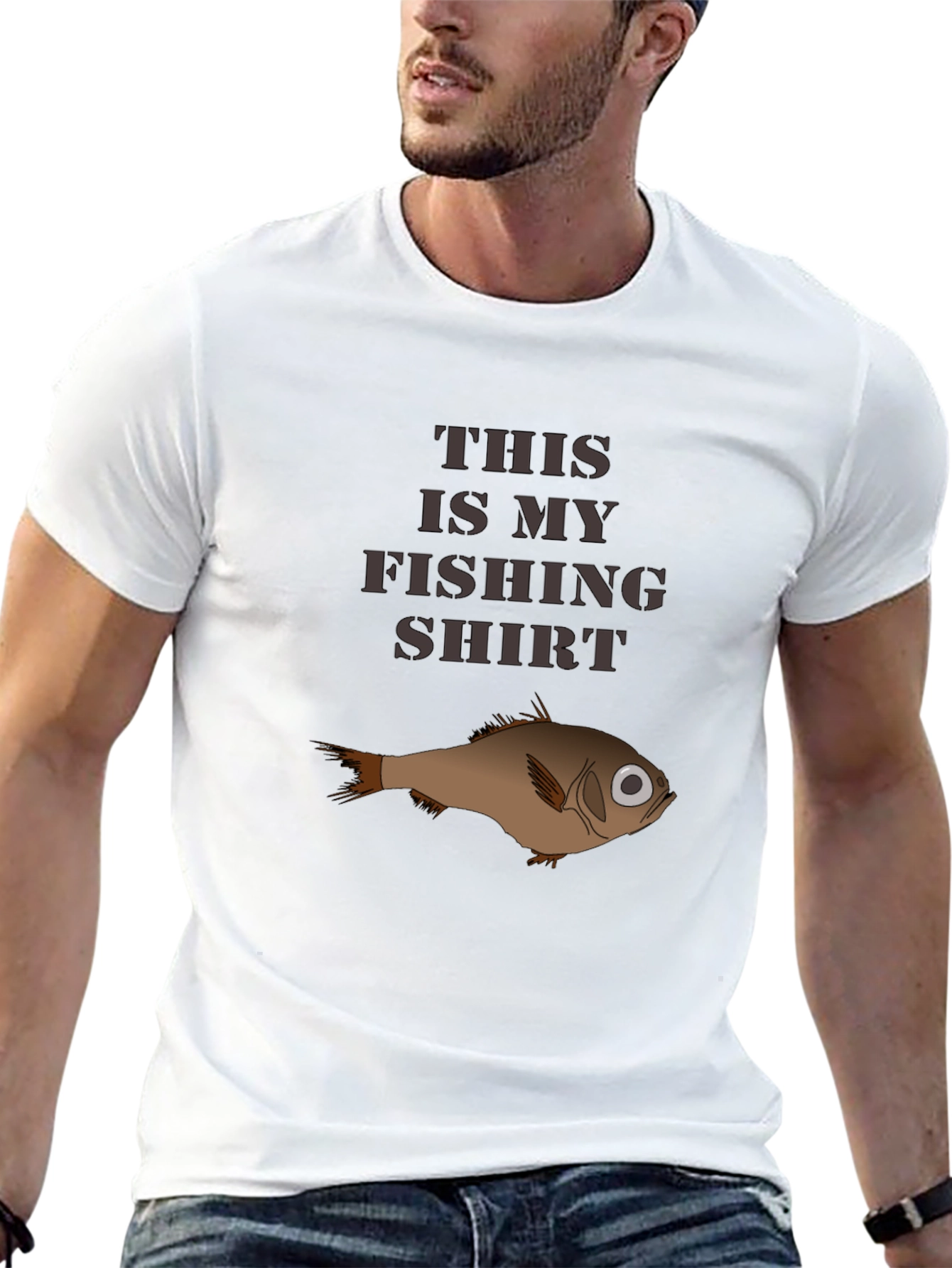 This Is My Fishing Shirt - Novelty Graphic Tee