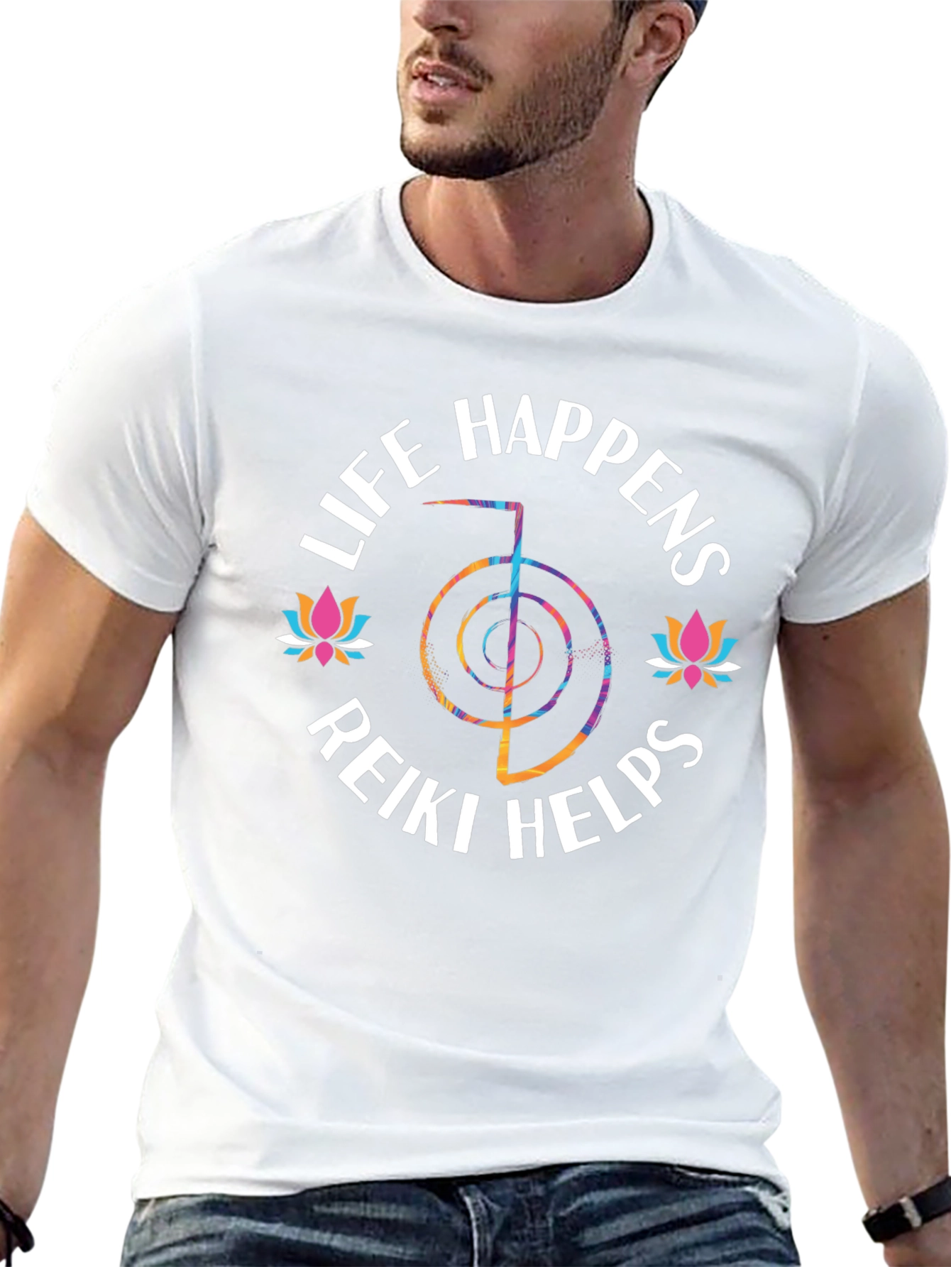Life Happens Reiki Helps Graphic T-Shirt