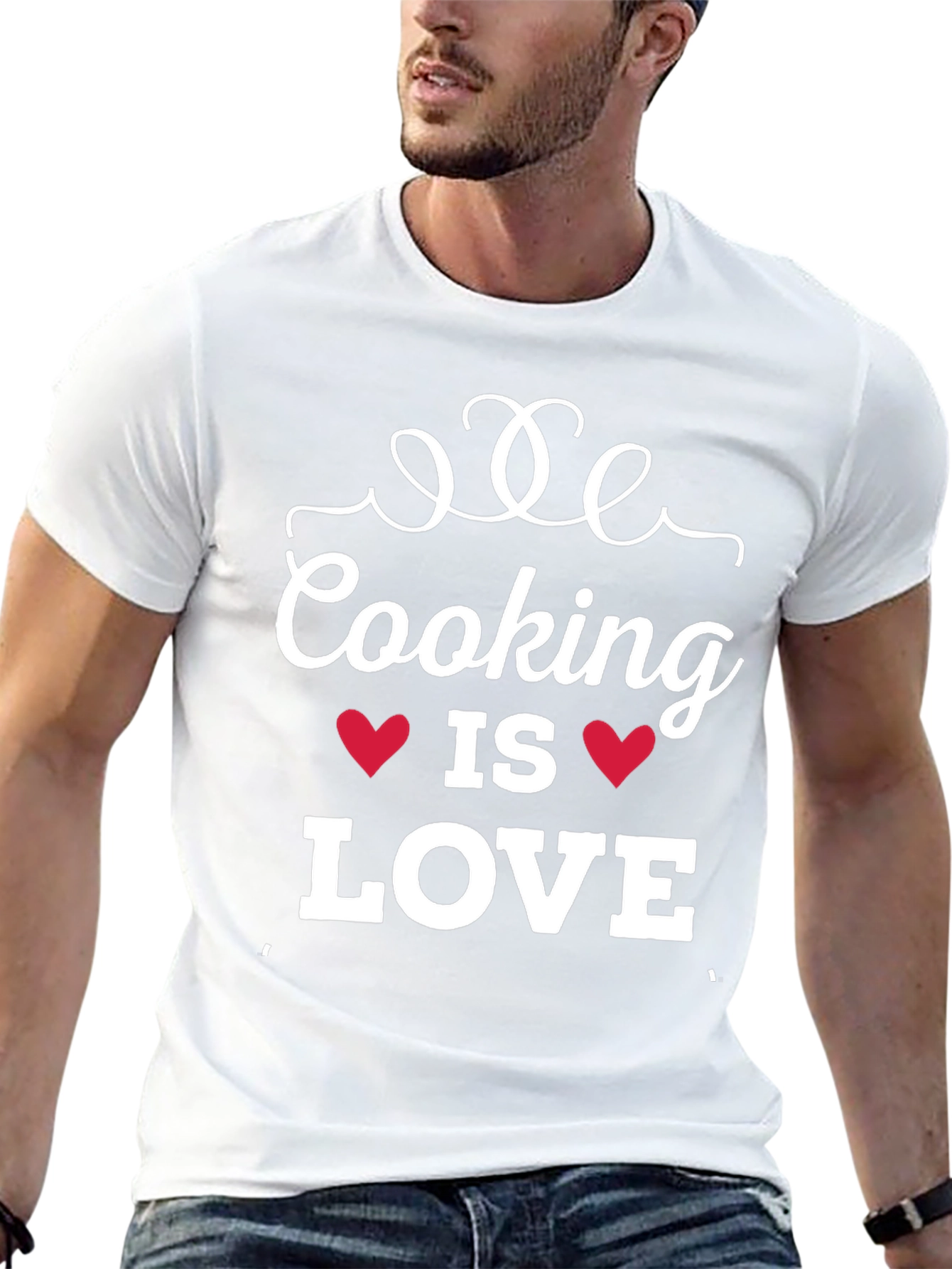 Cooking is Love T-Shirt - Black