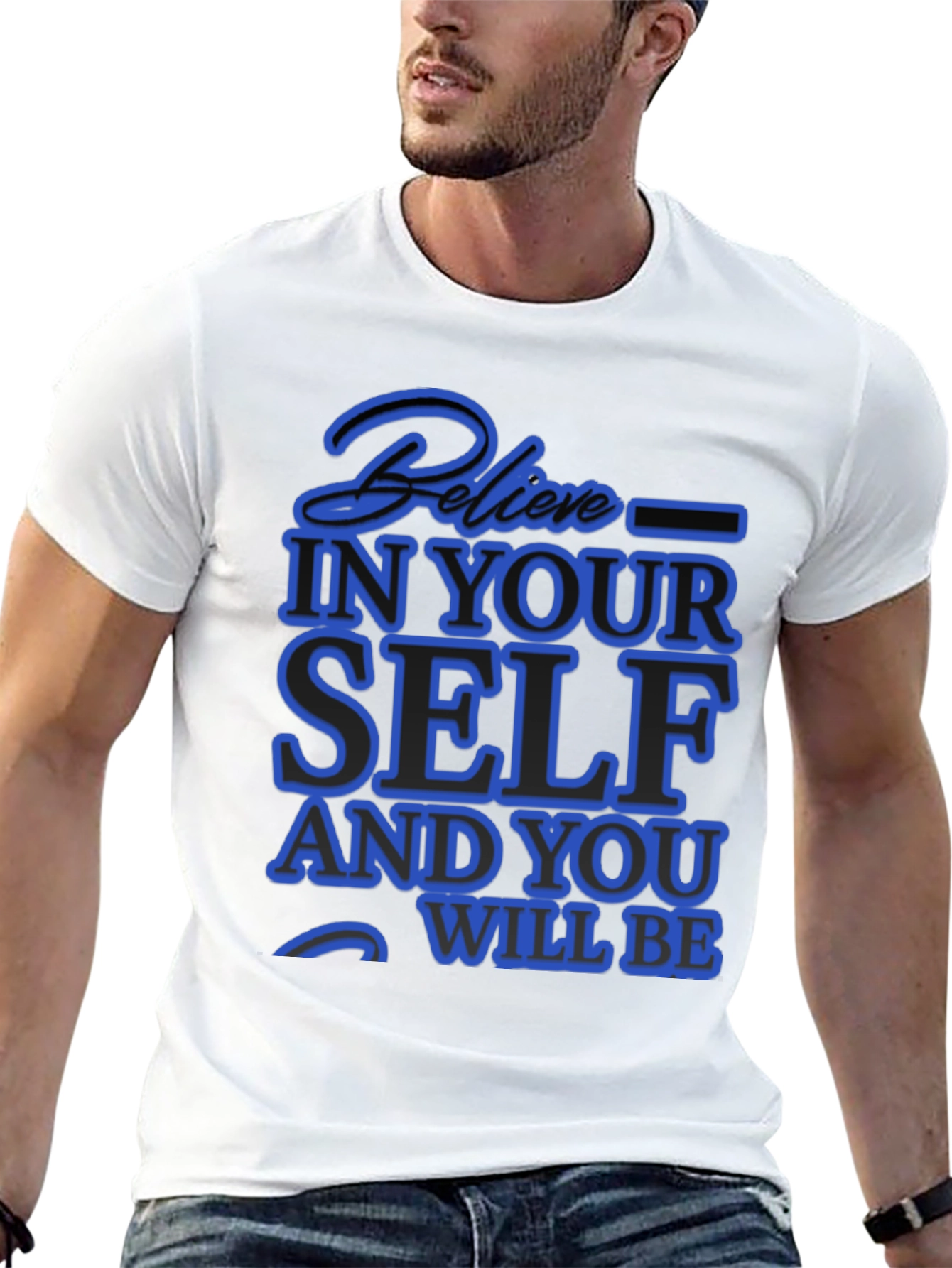 Believe In Yourself Graphic T-Shirt - Mens