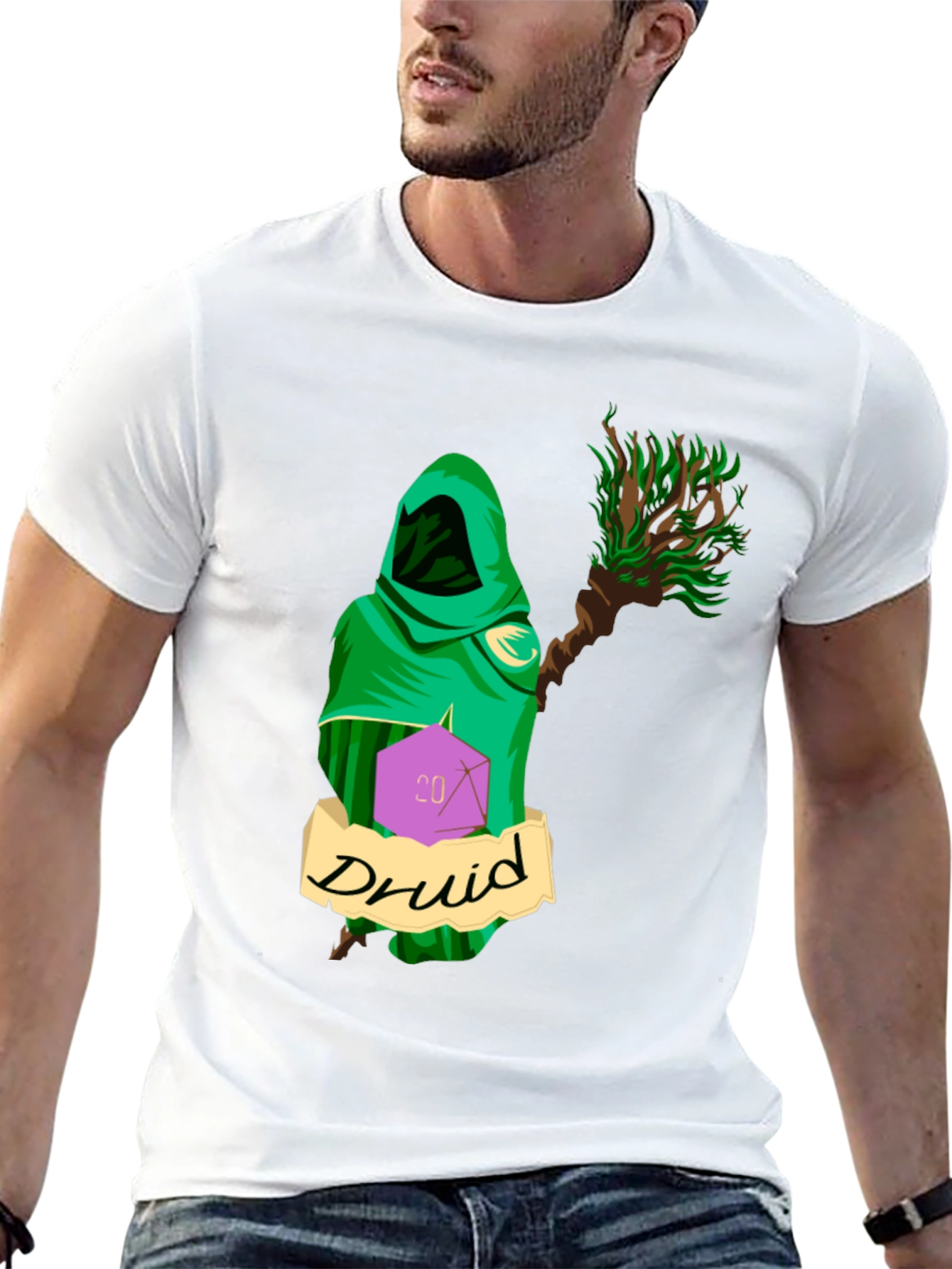 Druid D&D T-Shirt - Role Playing Game Tee