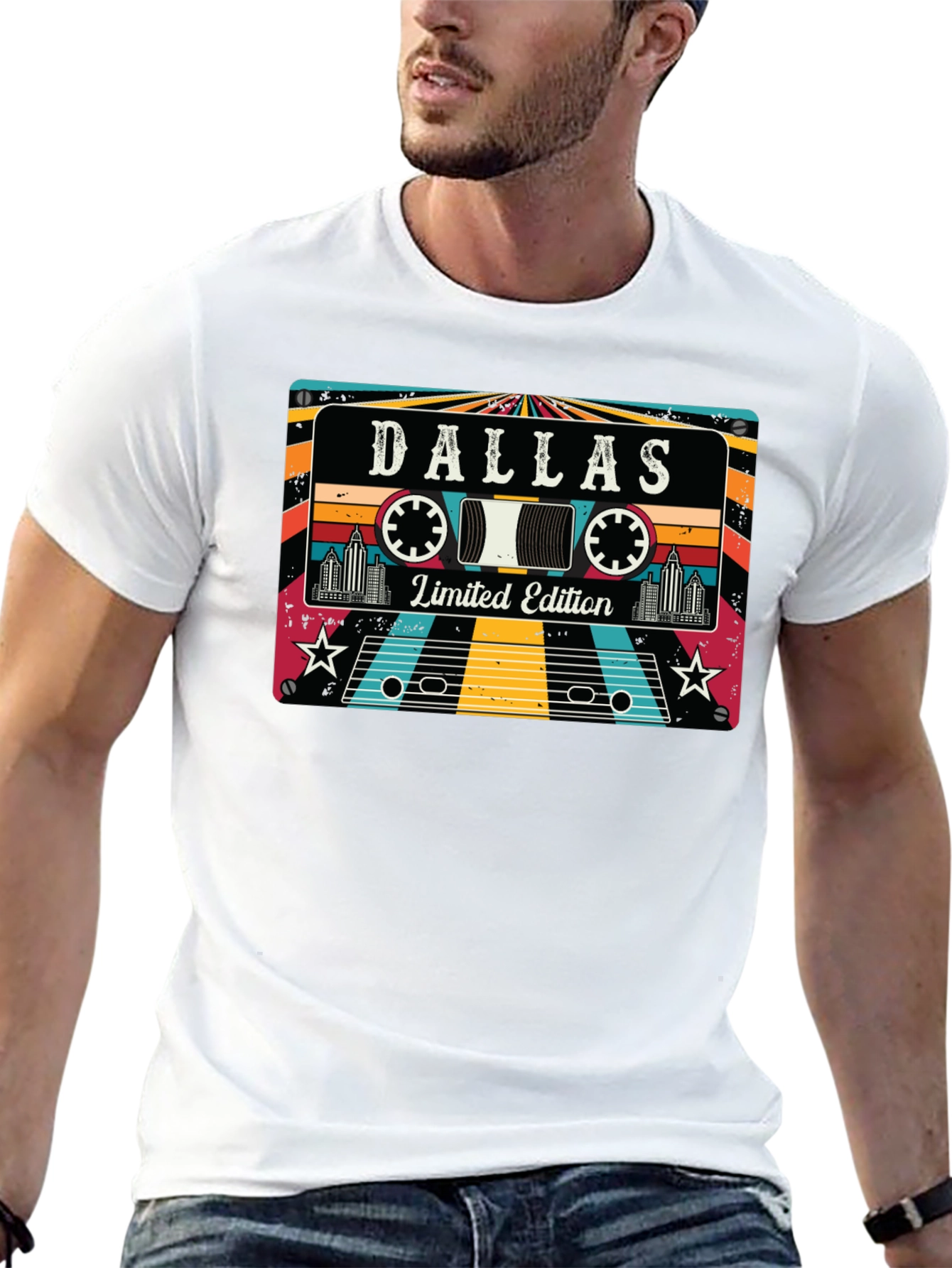 Dallas Limited Edition Retro Cassette T-Shirt