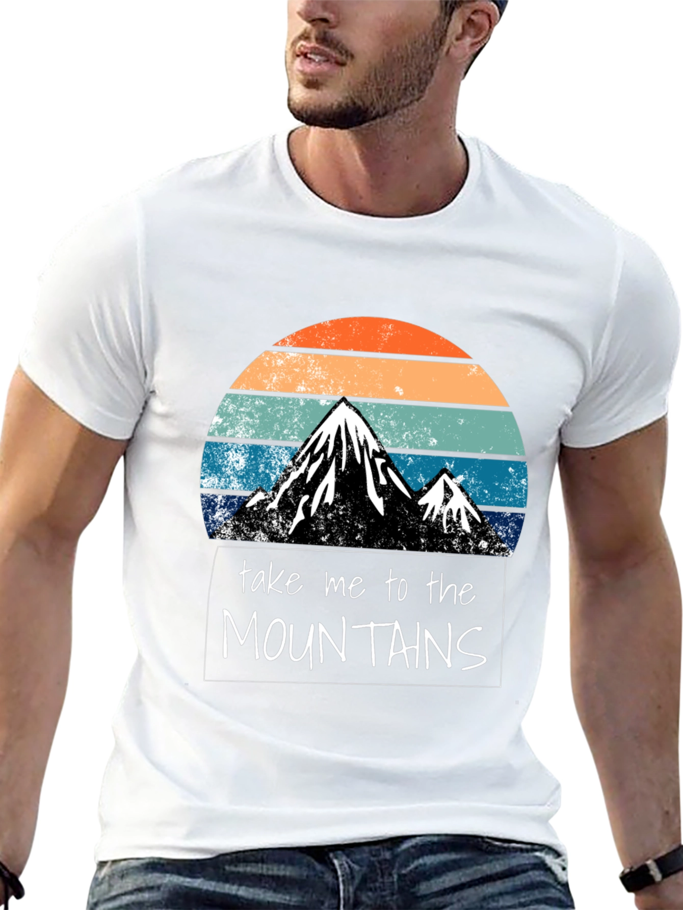 Mountains Graphic Tee - Adventure Awaits