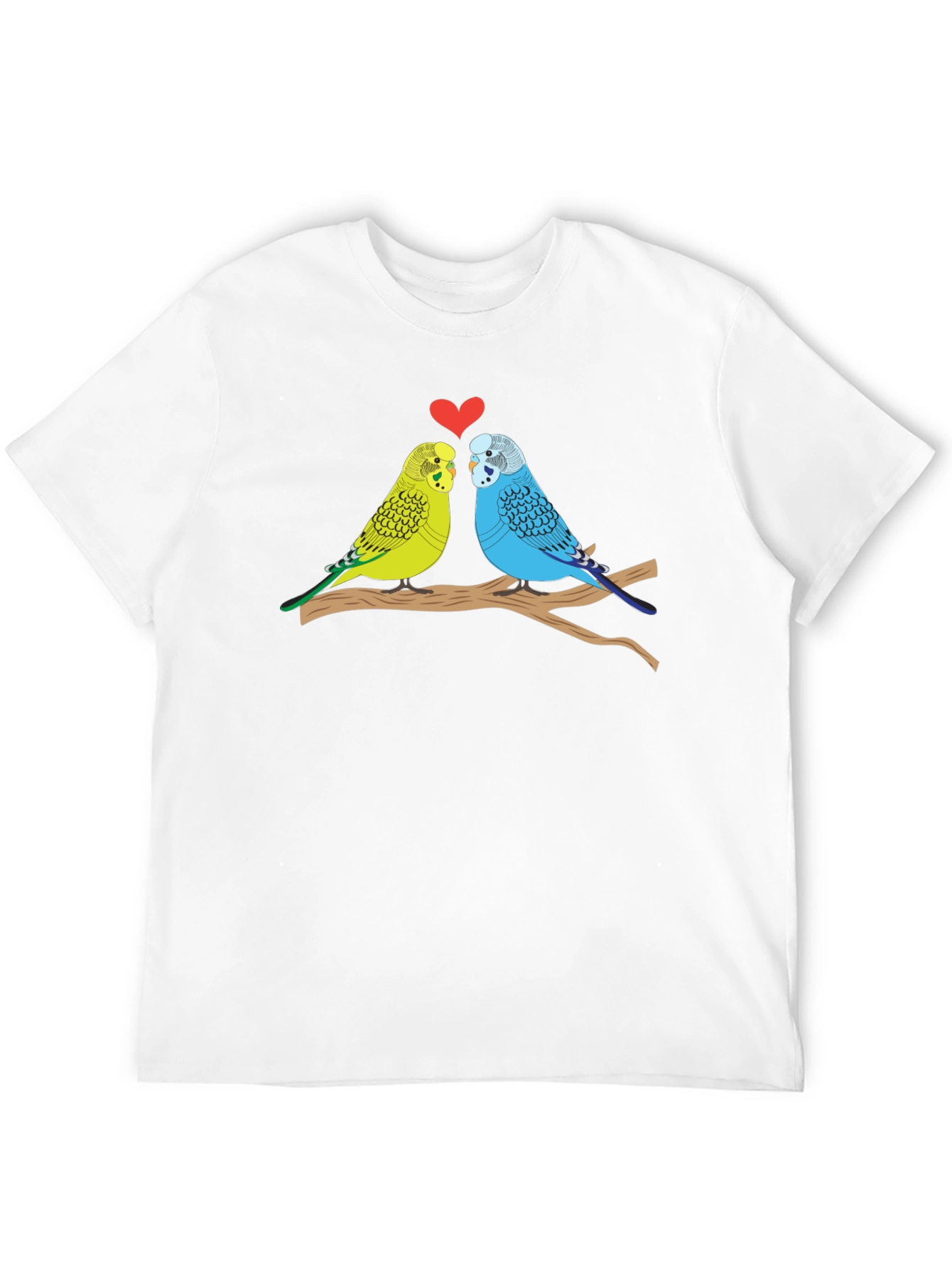 Budgie Love T-Shirt - Cute Bird Couple Tee
