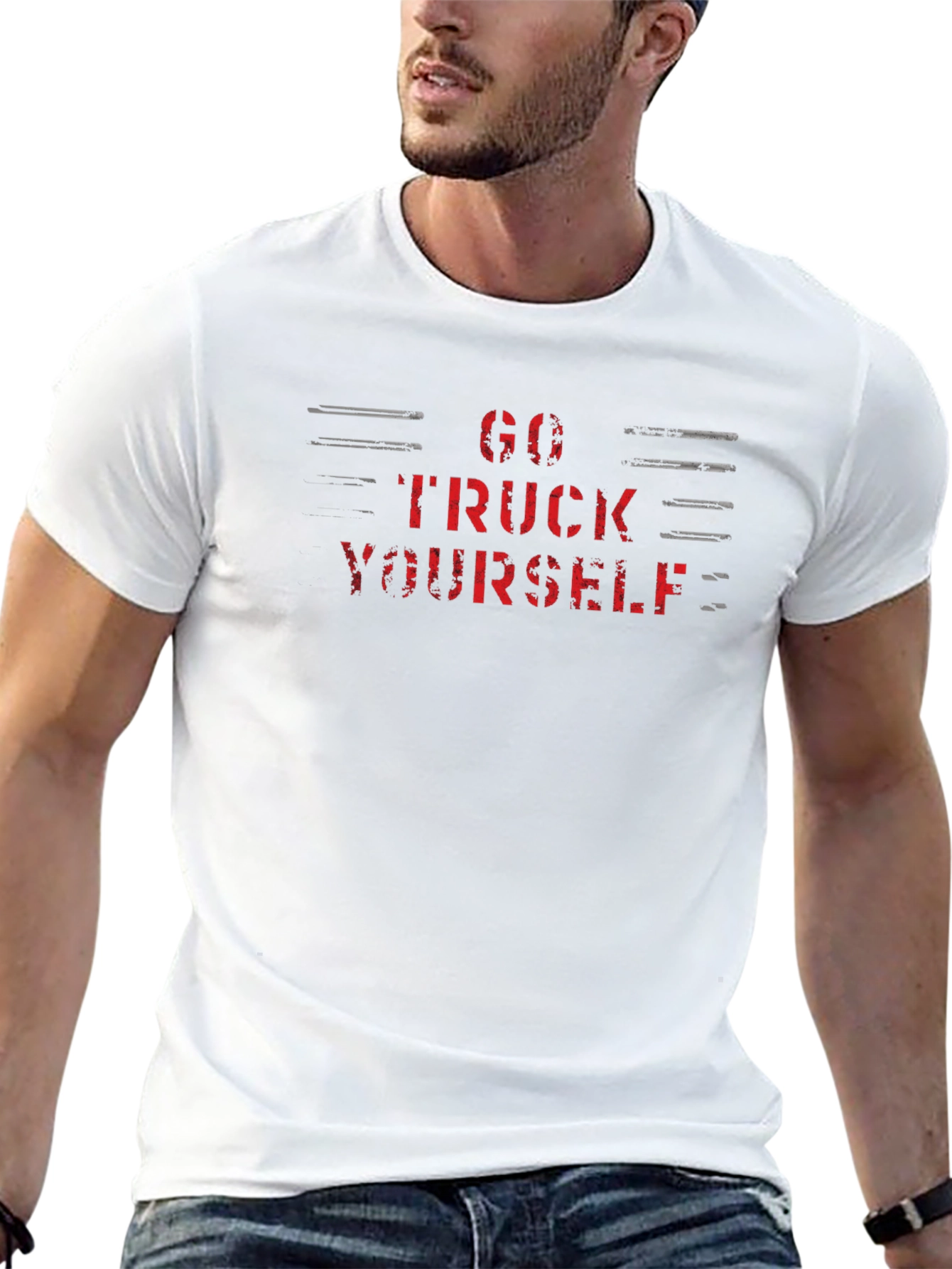 Go Truck Yourself Graphic Tee - Black