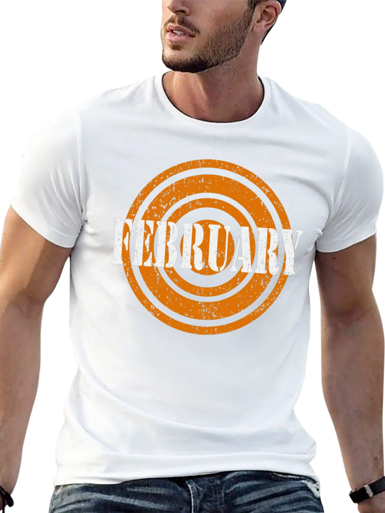 February Target Graphic Black T-Shirt
