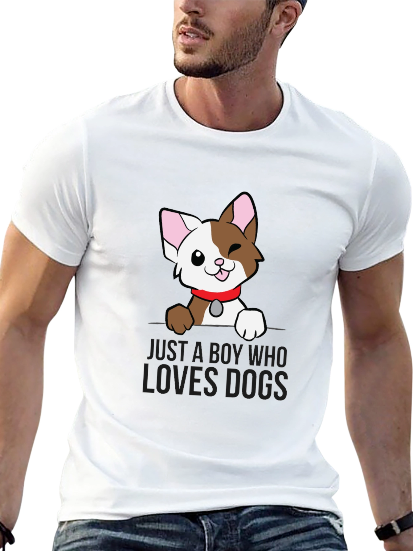 Boy Who Loves Dogs T-Shirt