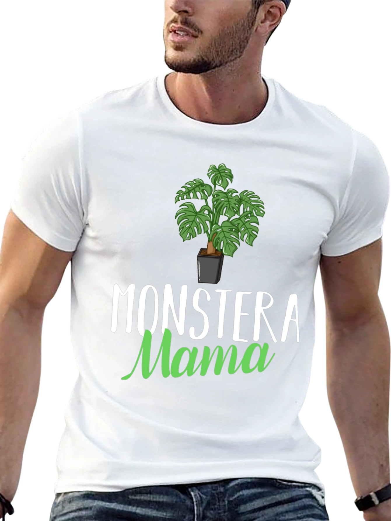 Monstera Mama Graphic Tee - Plant Lover Shirt