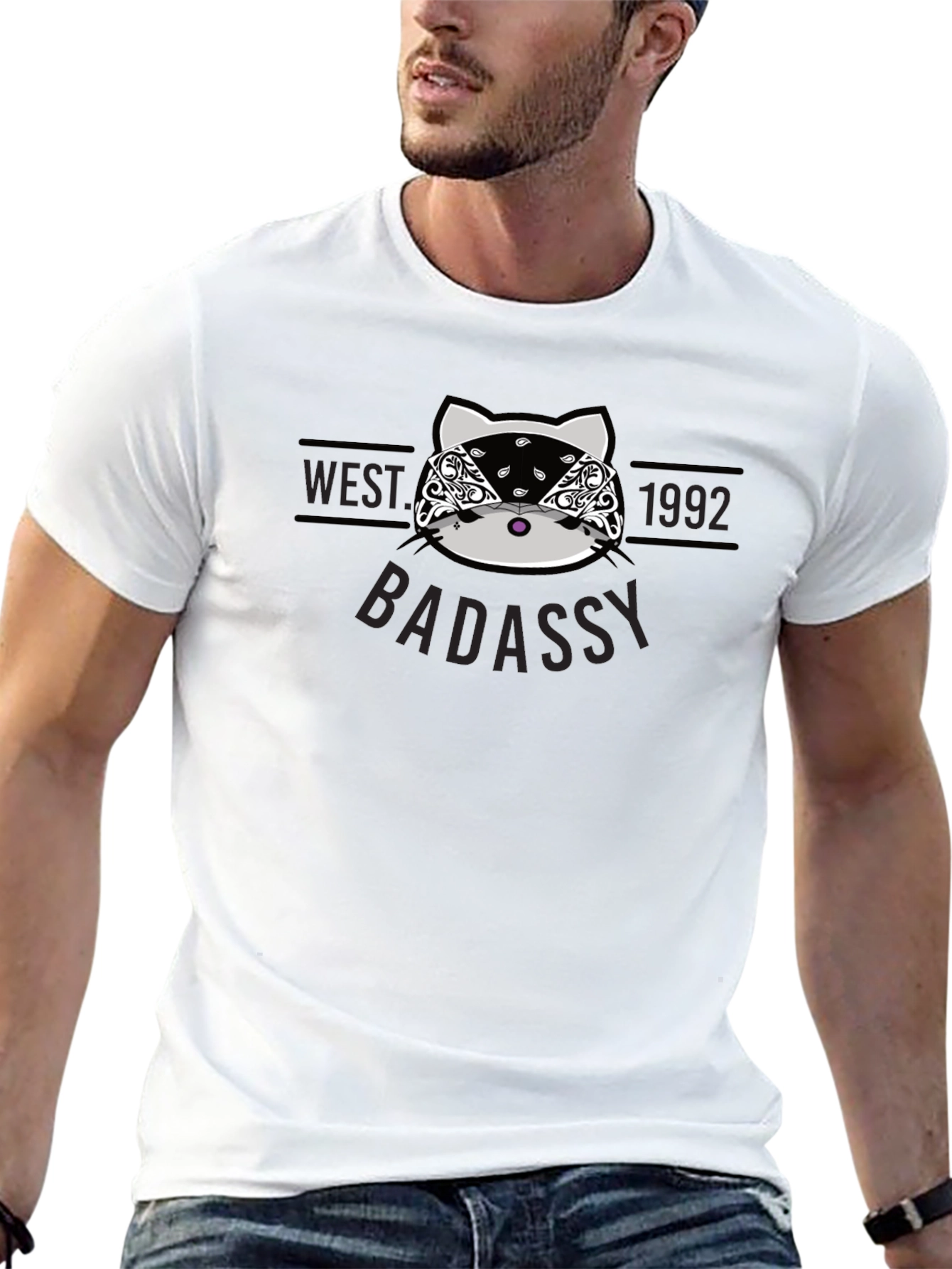 West Coast Badassy Cat T-Shirt