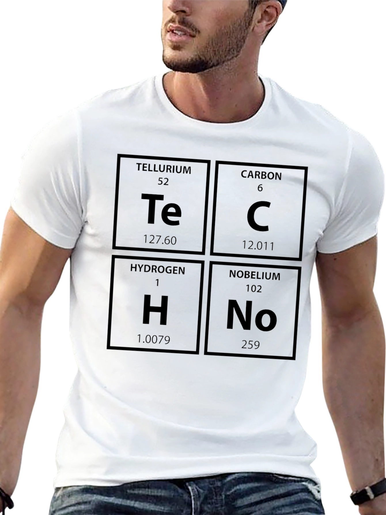 Tech Elements Graphic Tee - Black