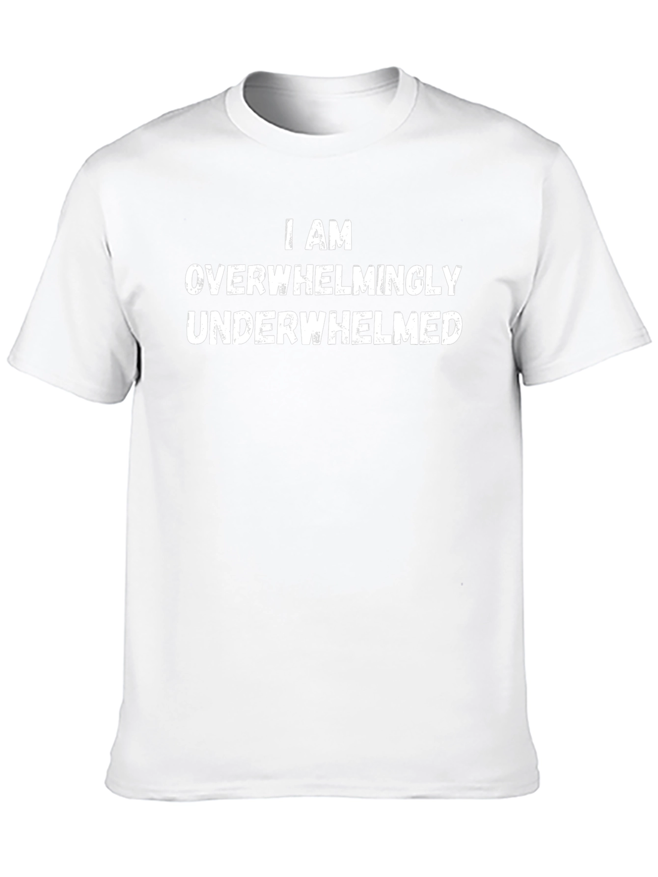 Underwhelmed Graphic T-Shirt - Mens Cotton Tee