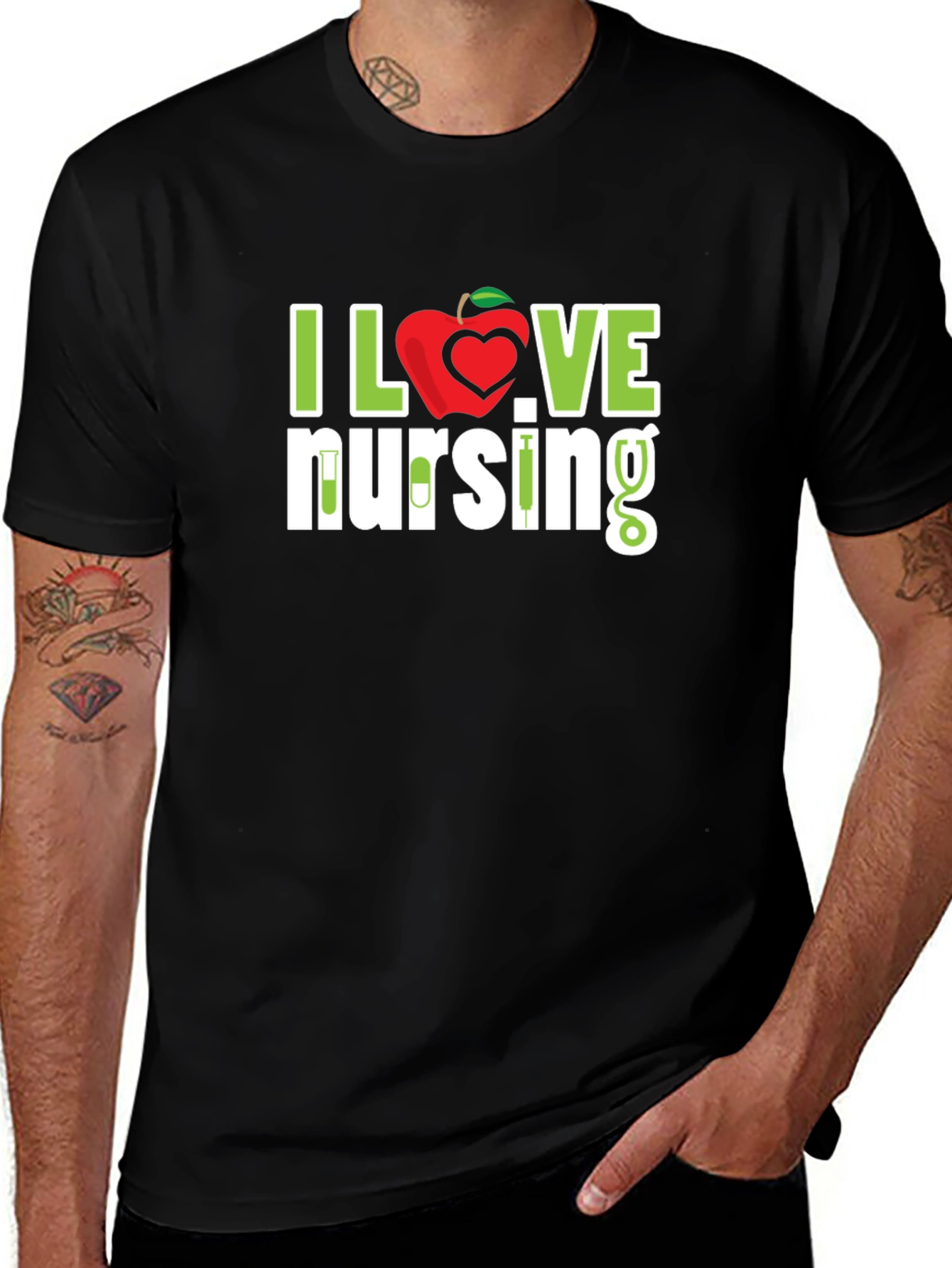 I Love Nursing T-Shirt - Nurse Appreciation