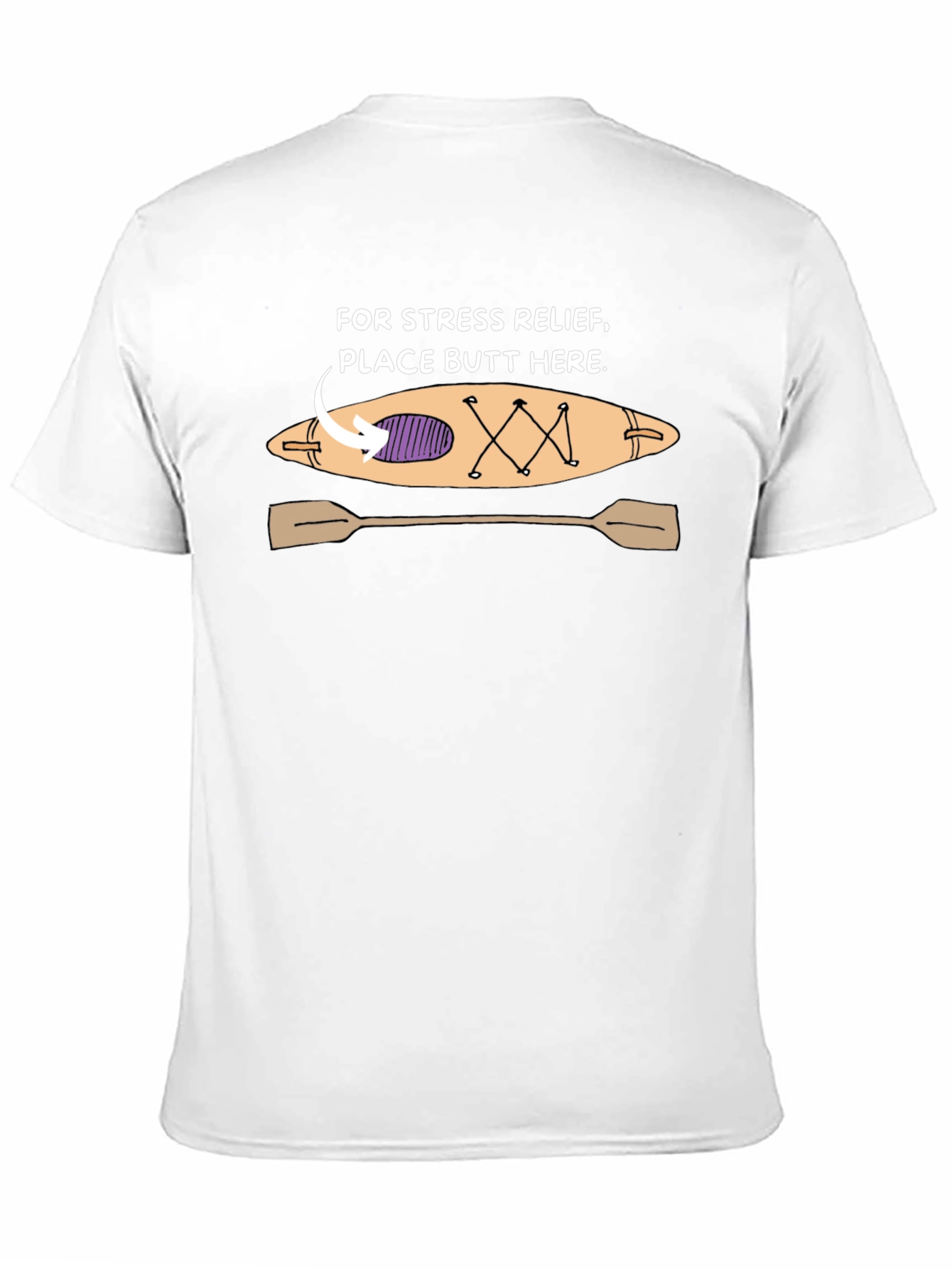 Stress Relief Kayak Graphic Tee