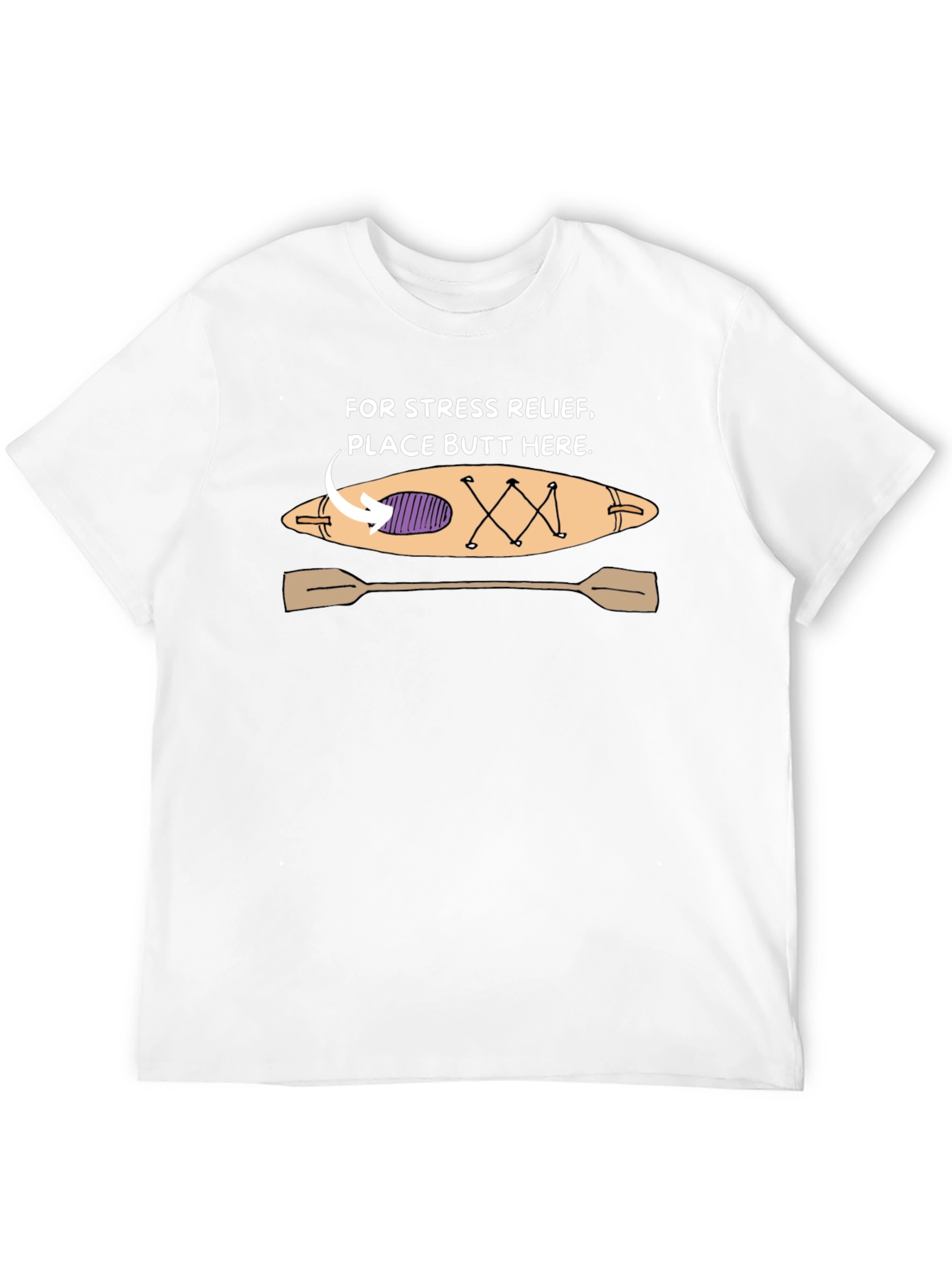 Stress Relief Kayak Graphic Tee