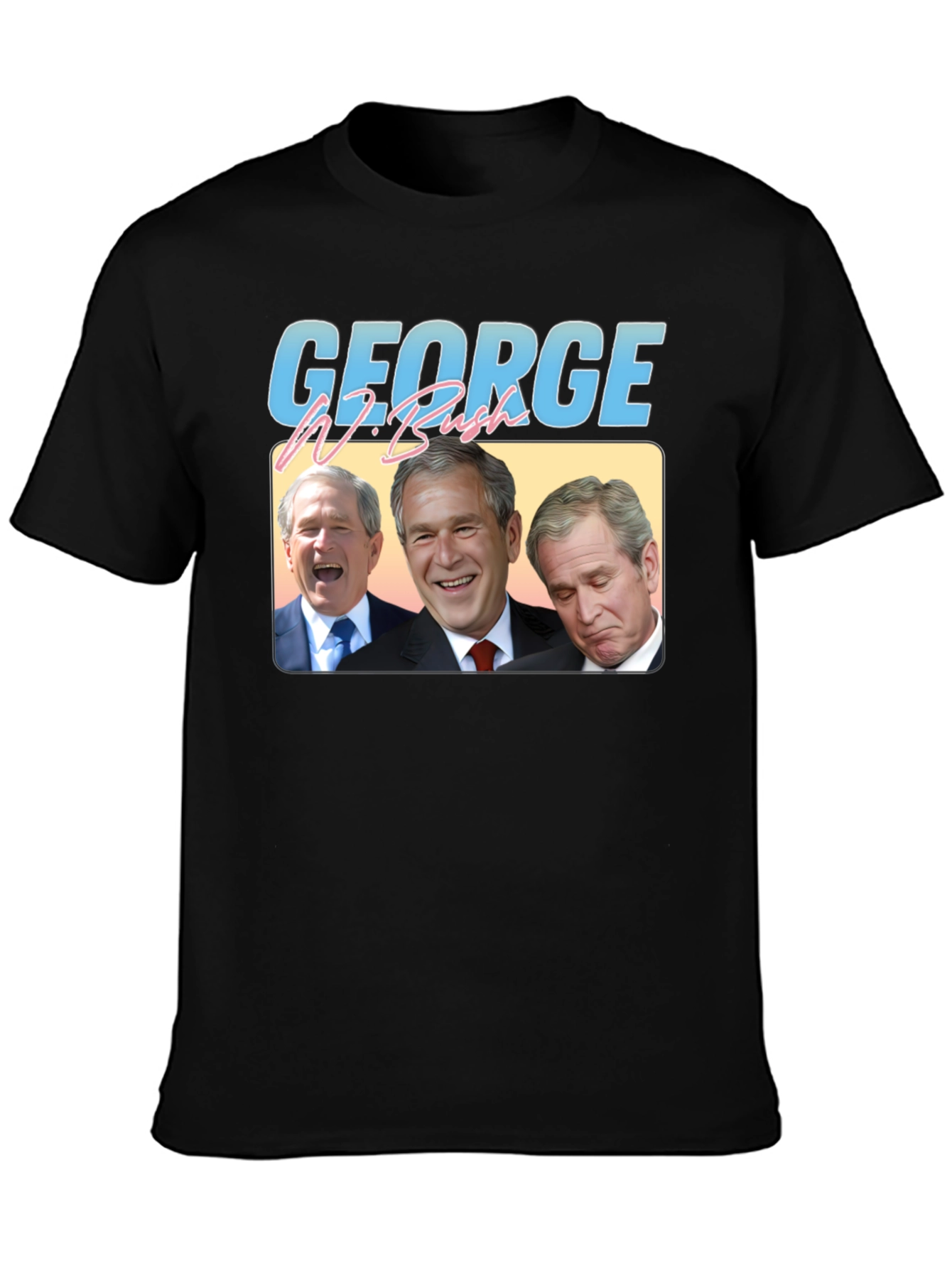George W. Bush Retro Graphic T-Shirt