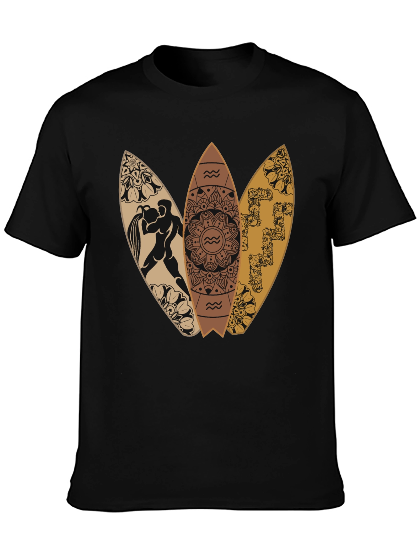 Surfboard Graphic Tee - Aquarius Design