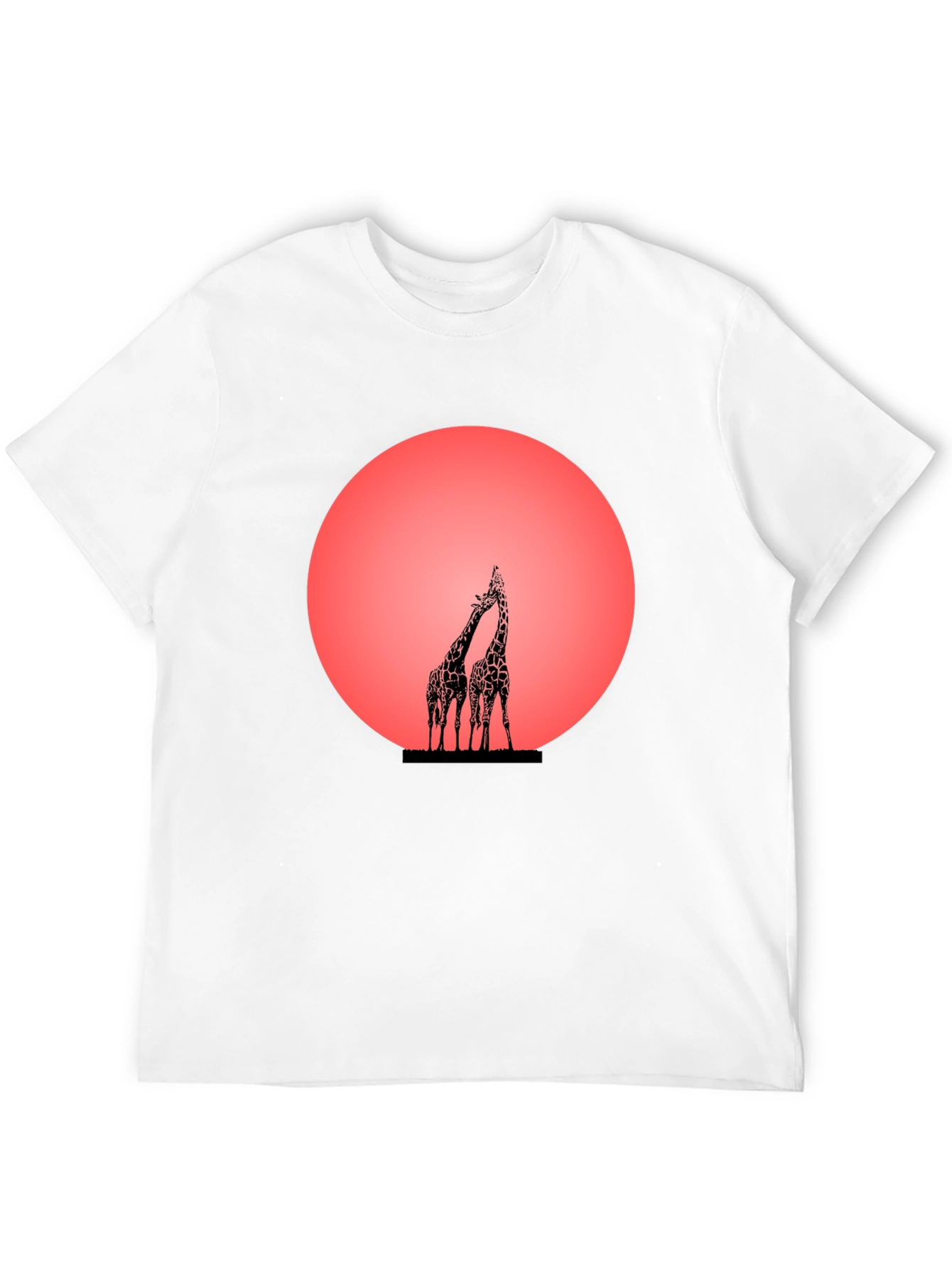 Giraffe Sunset Graphic Tee