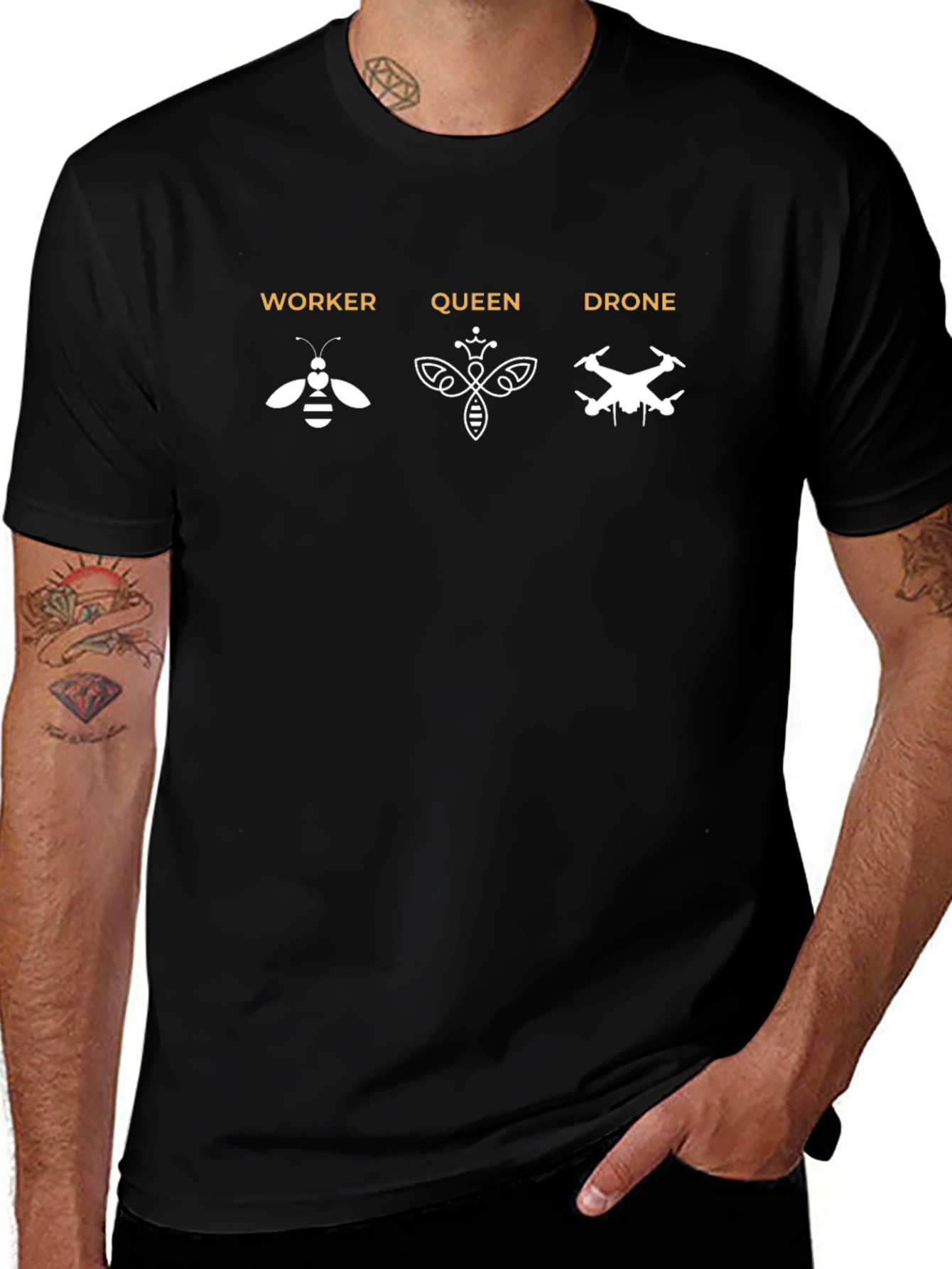 Worker Queen Drone Graphic T-Shirt