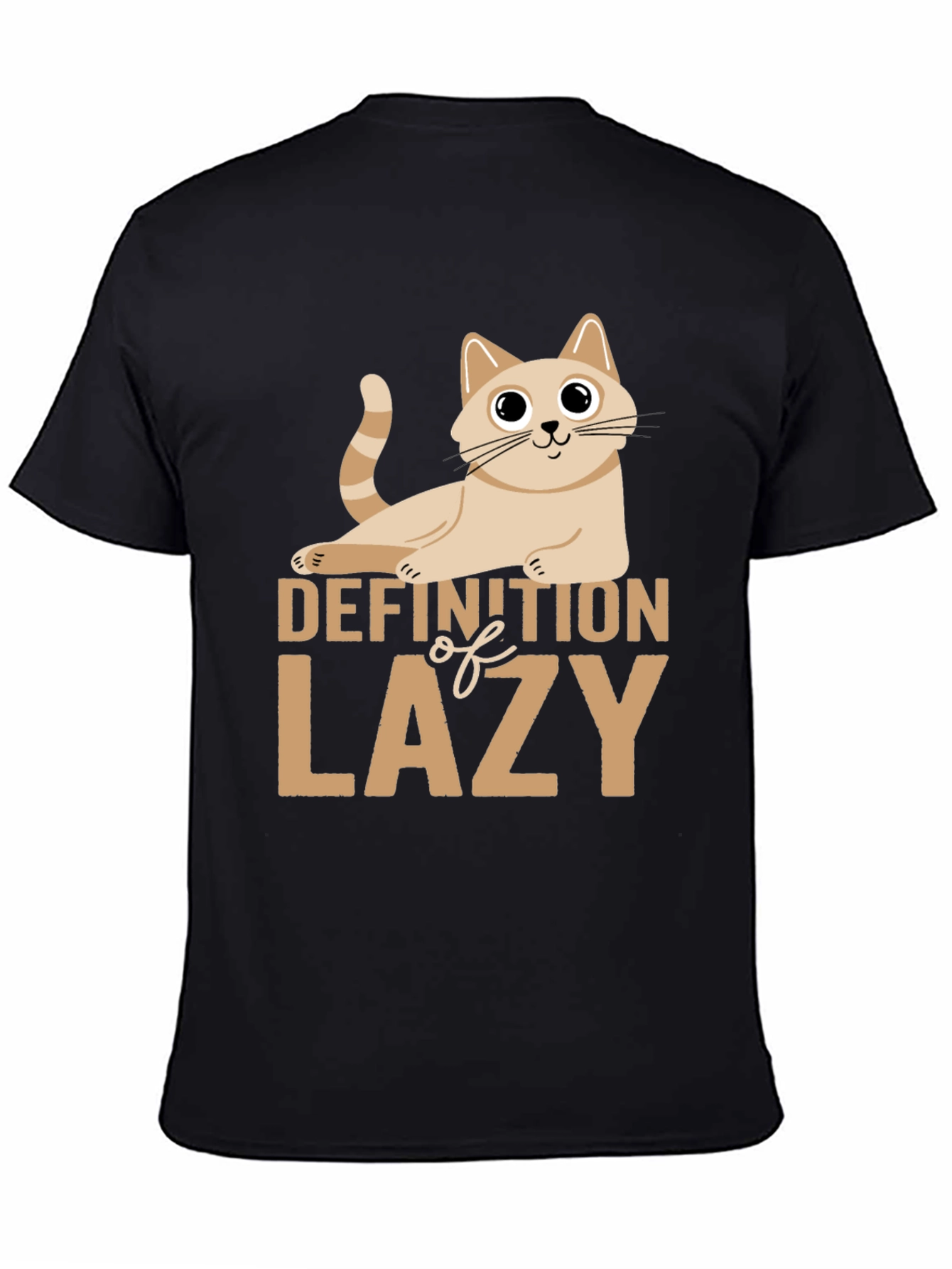 Lazy Definition Cat T-Shirt