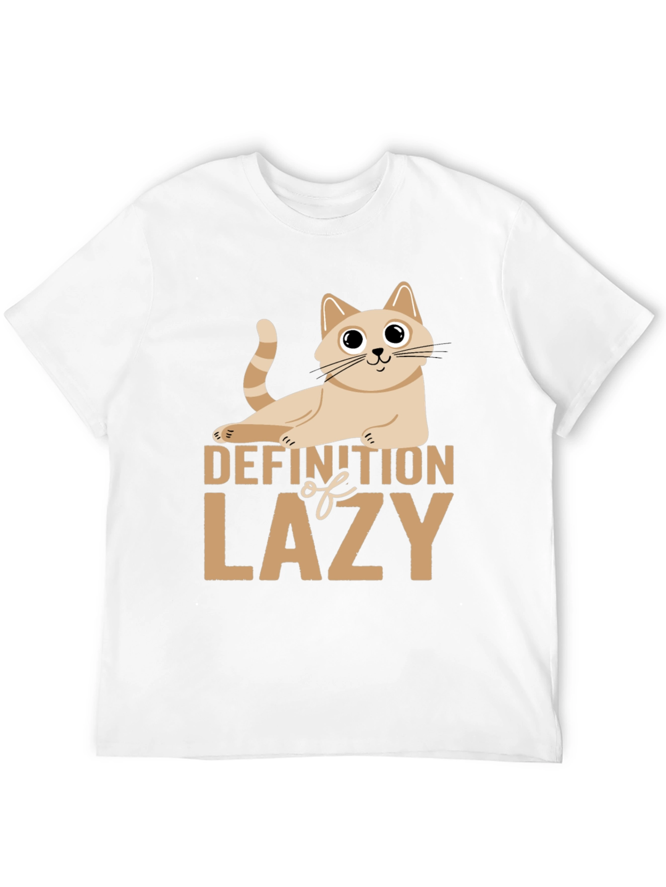 Lazy Definition Cat T-Shirt