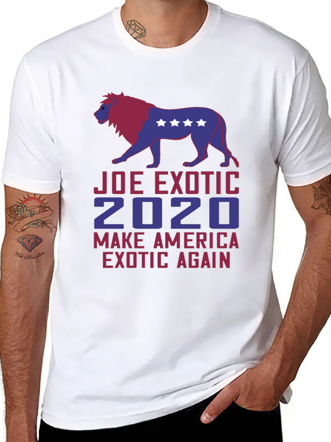 Joe Exotic 2020 Lion Graphic T-Shirt
